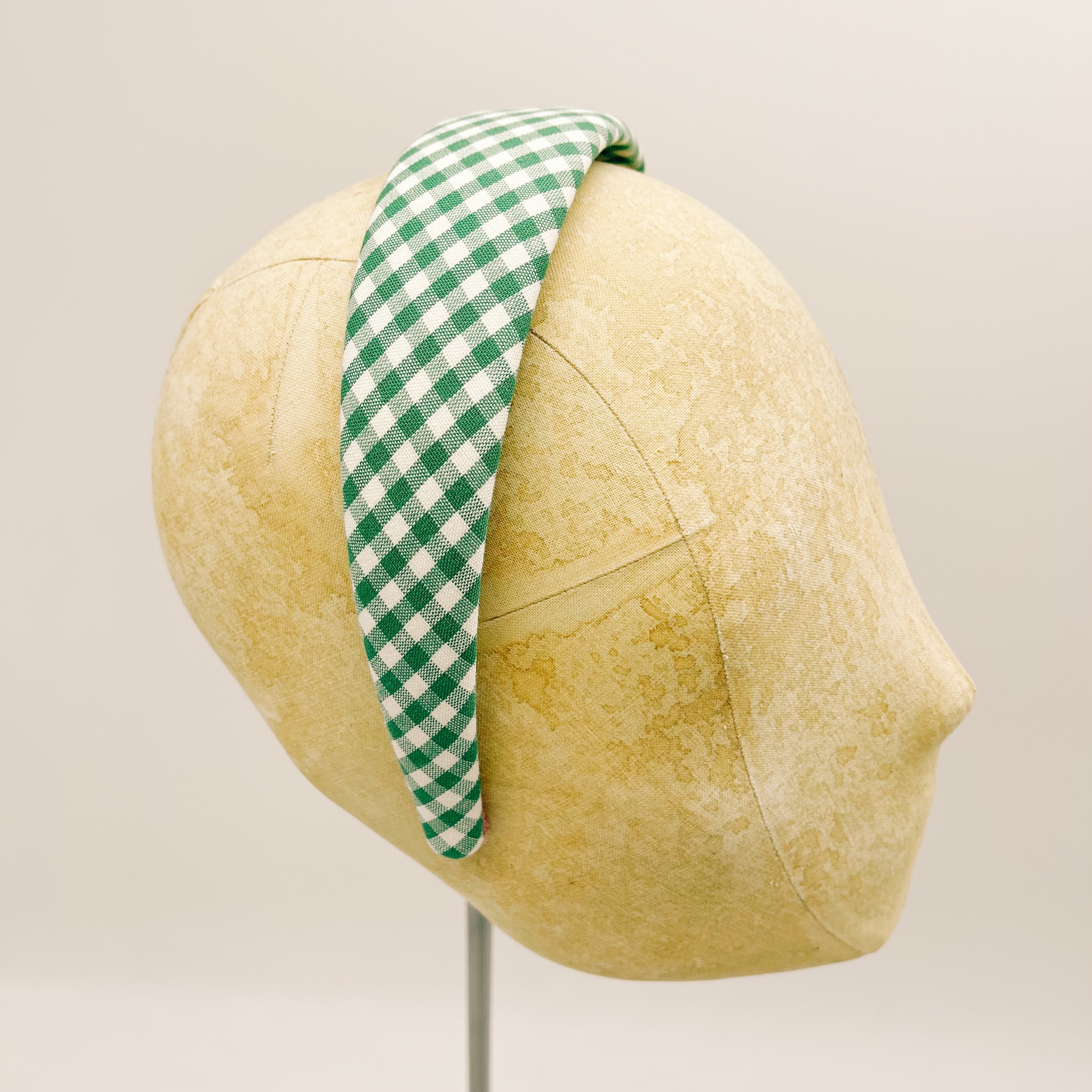 Vichy Green Headband