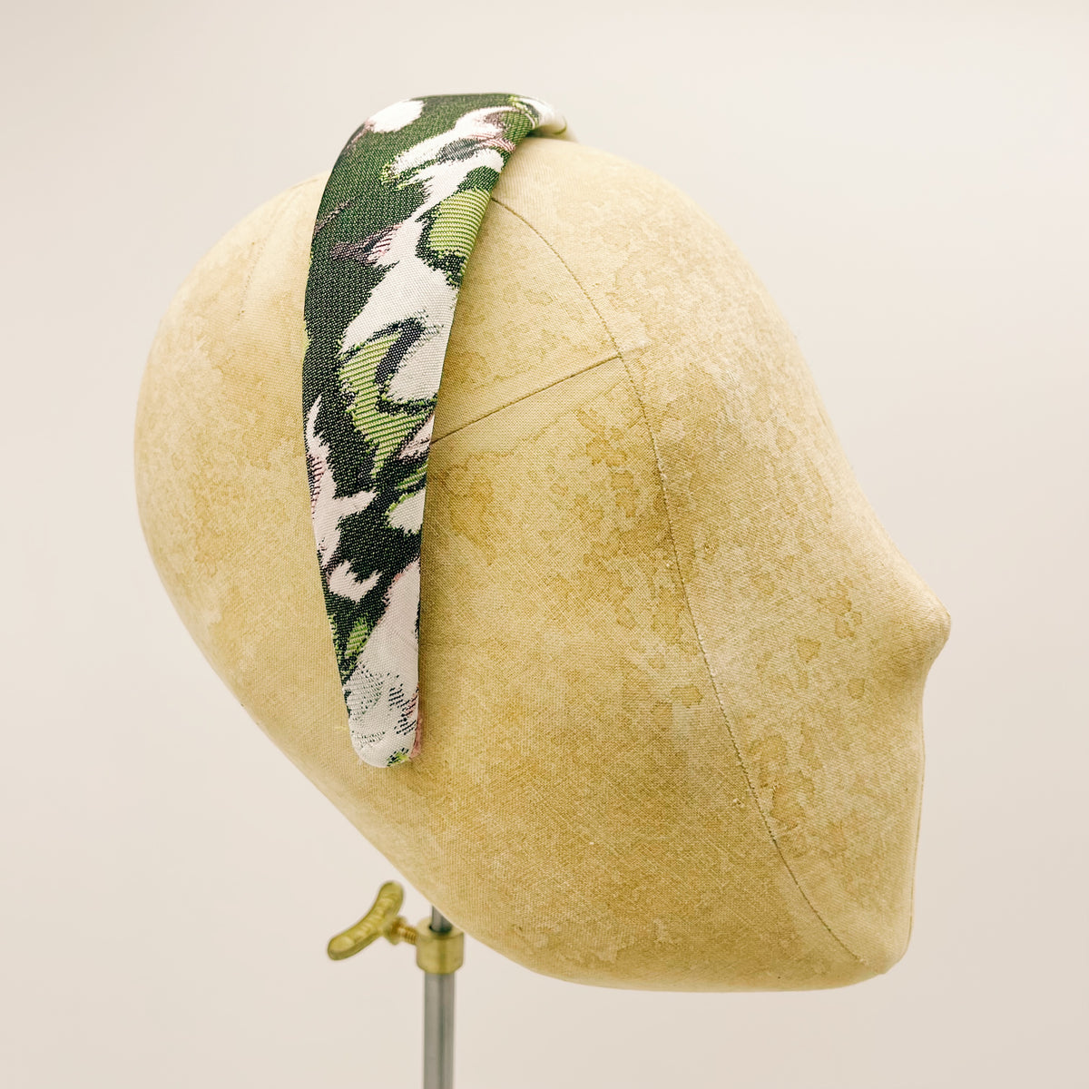 Grey Velvet Mini Headband