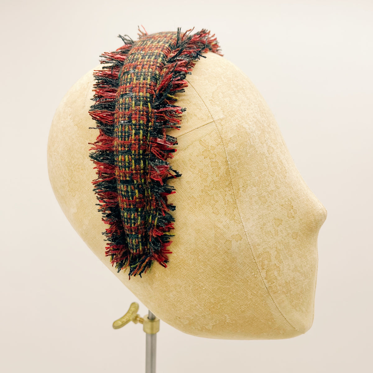 Cerchietto Tweed Fringes n.24