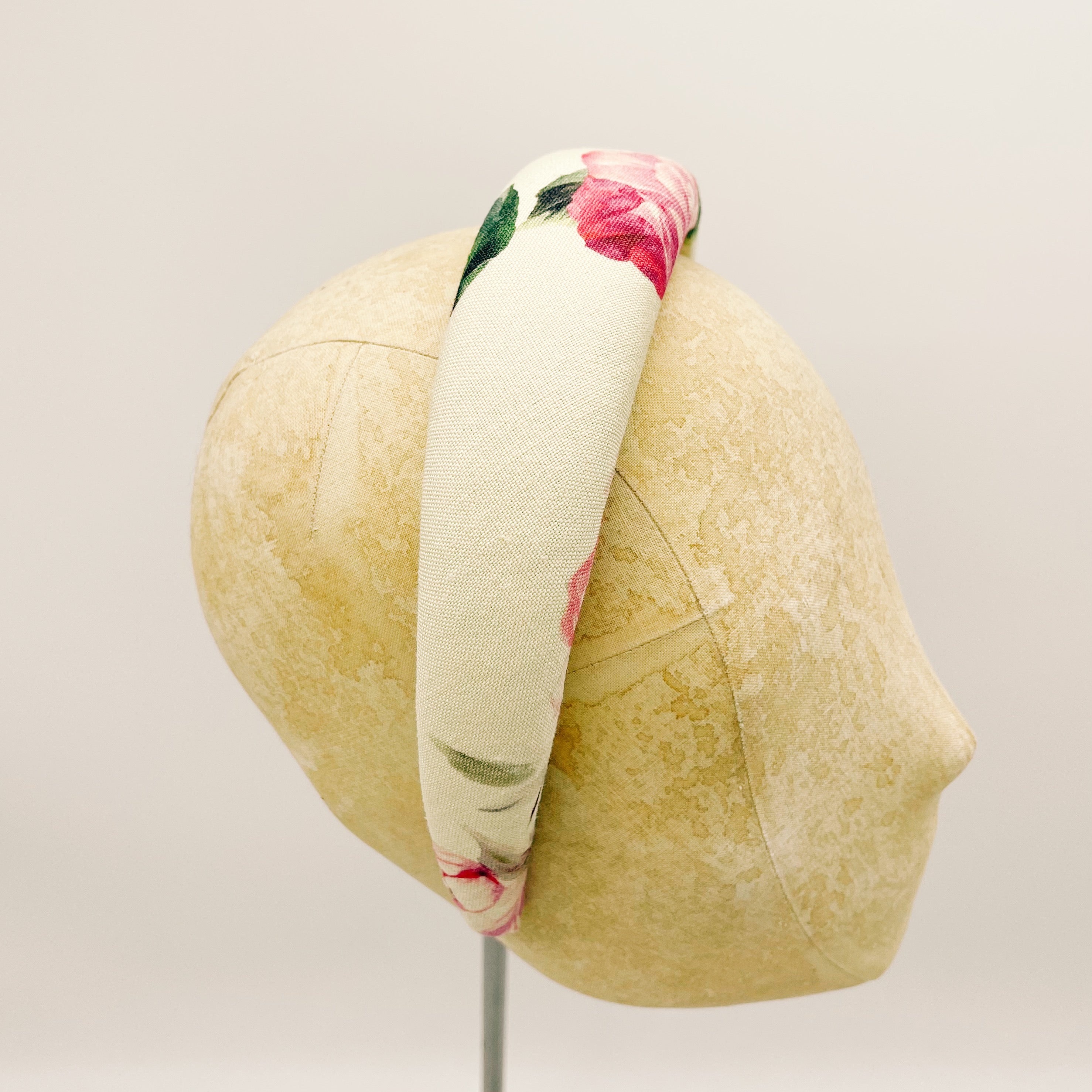 Cerchietto Vivid Flowers Padded