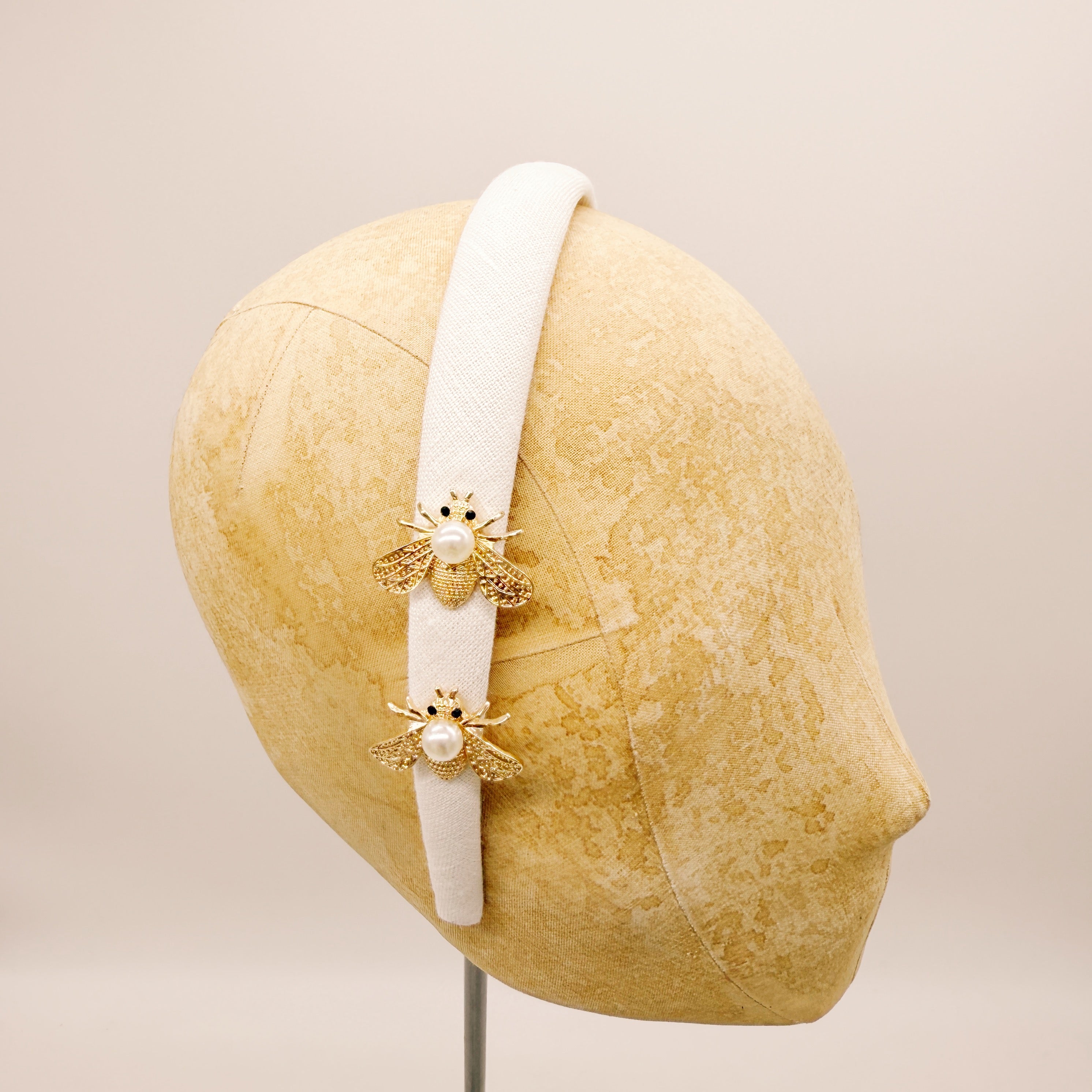 Cerchietto Lino White Mini Series #3