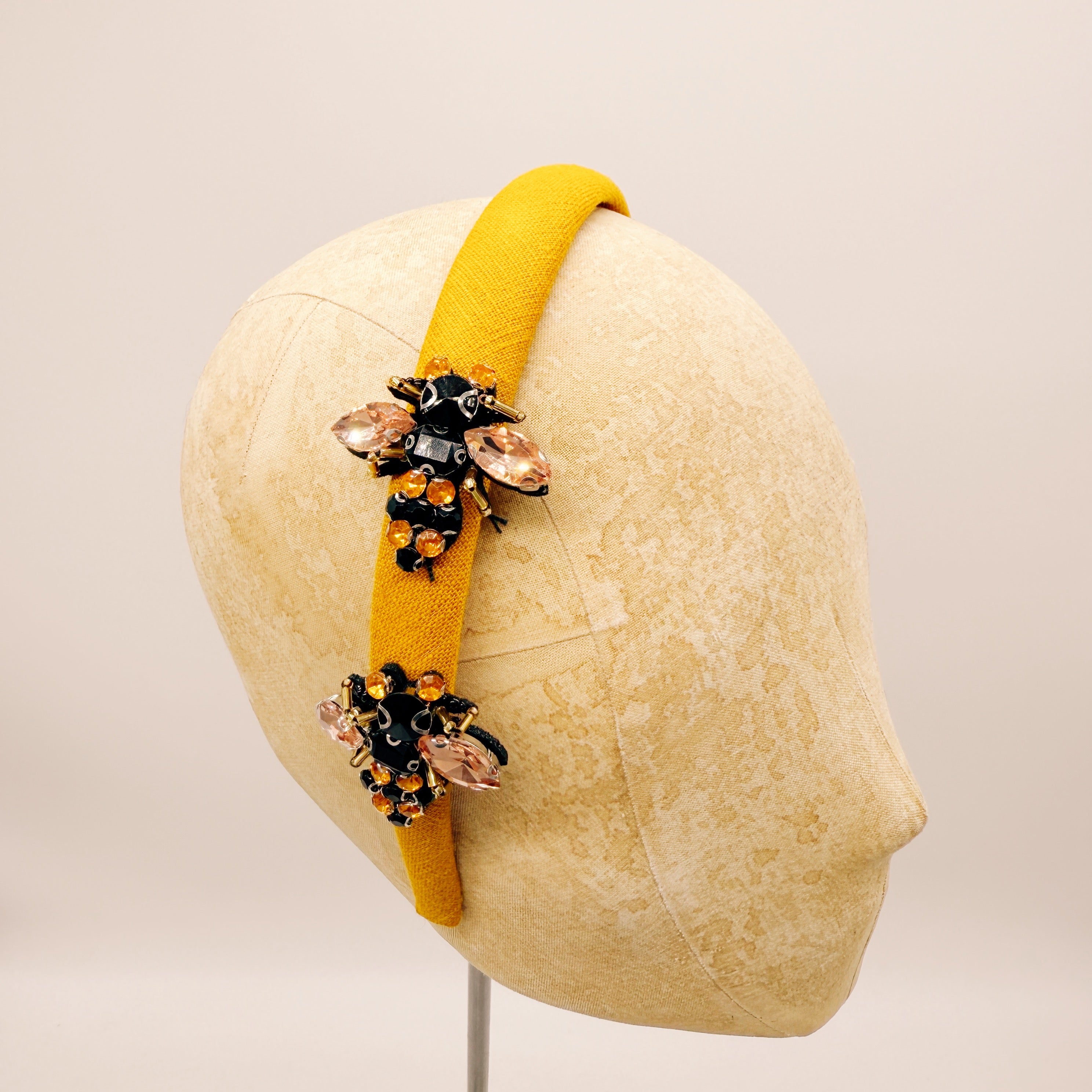 Cerchietto Lino Mustard Mini Series #1