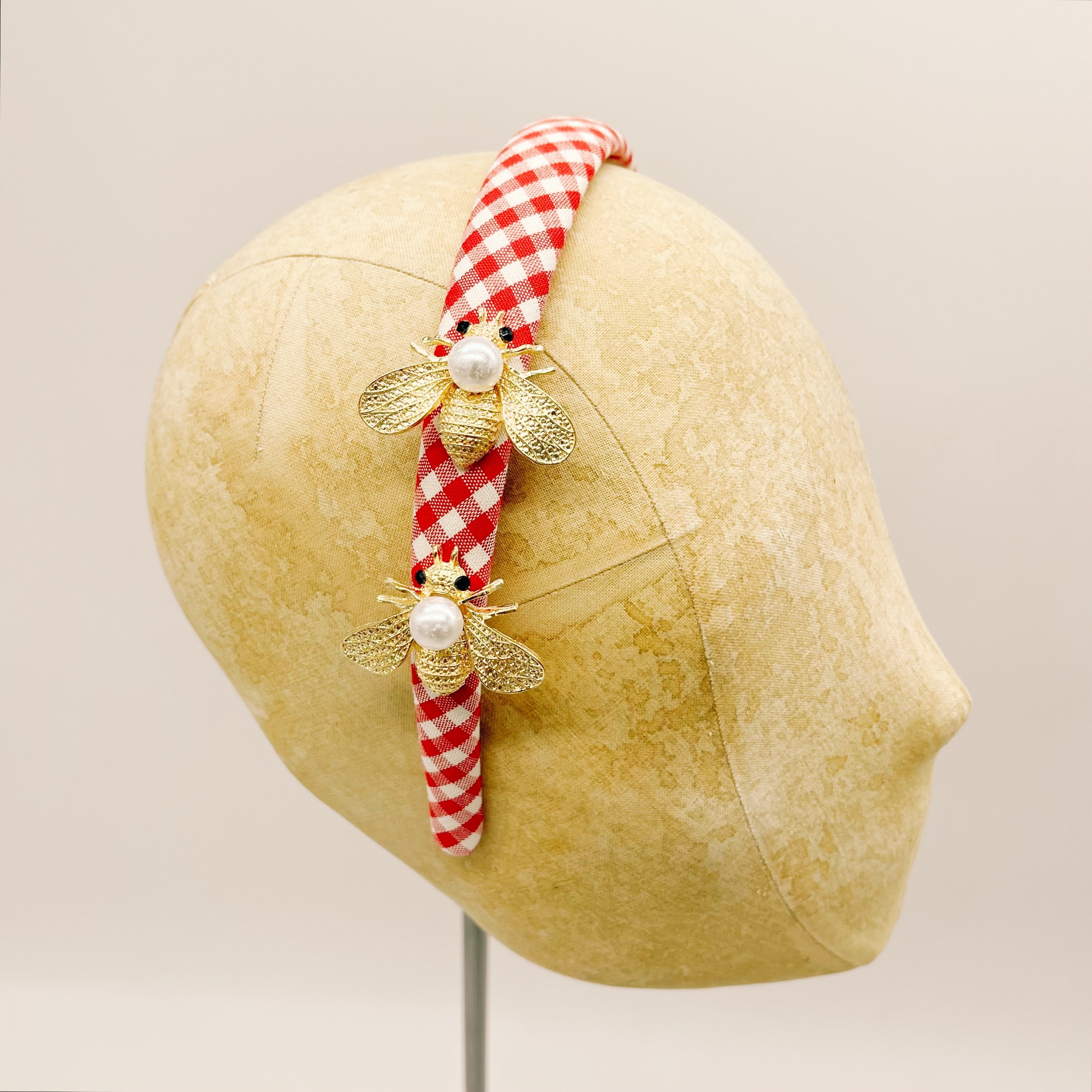Vichy Red Mini Series Headband #2
