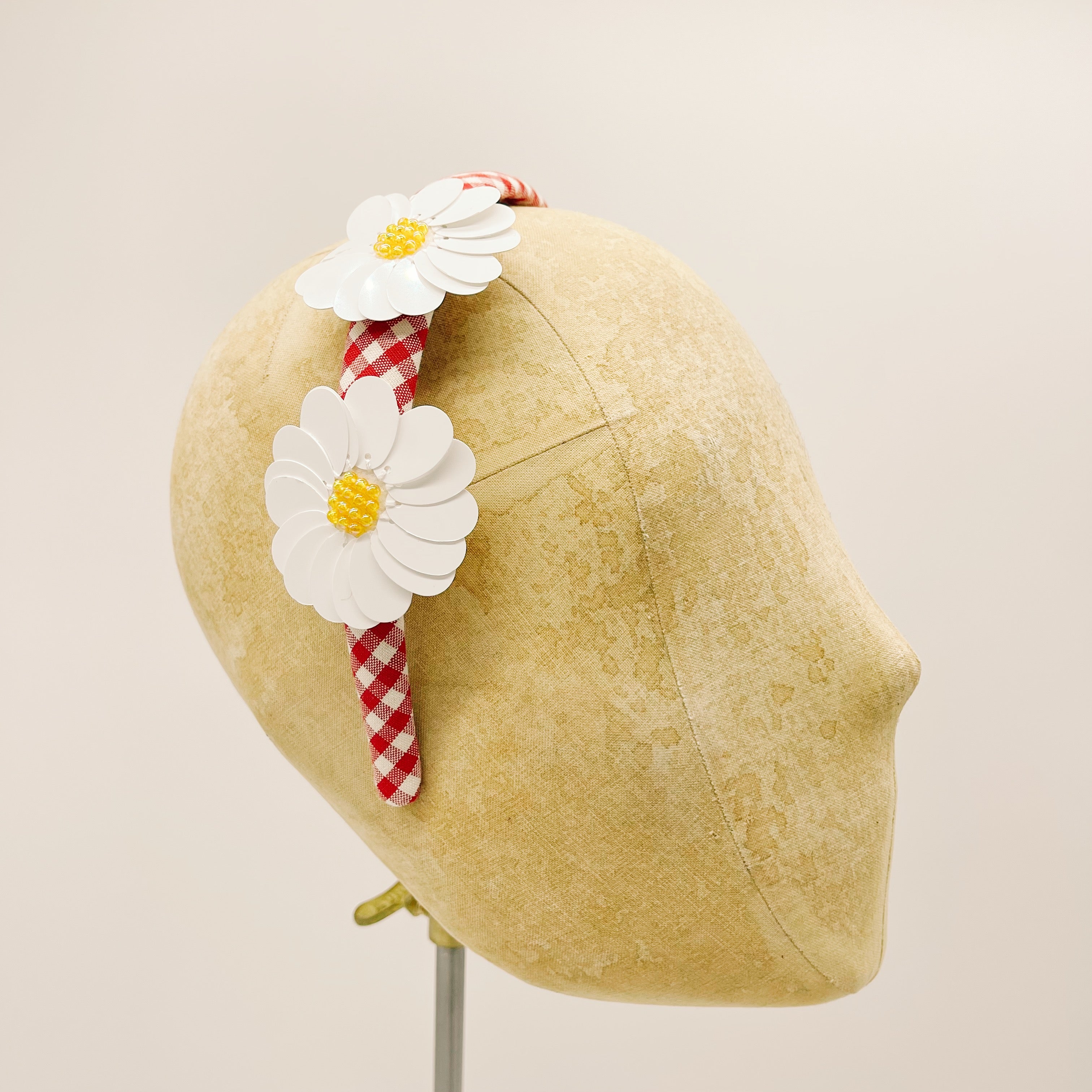 Vichy Red Mini Series Headband #3