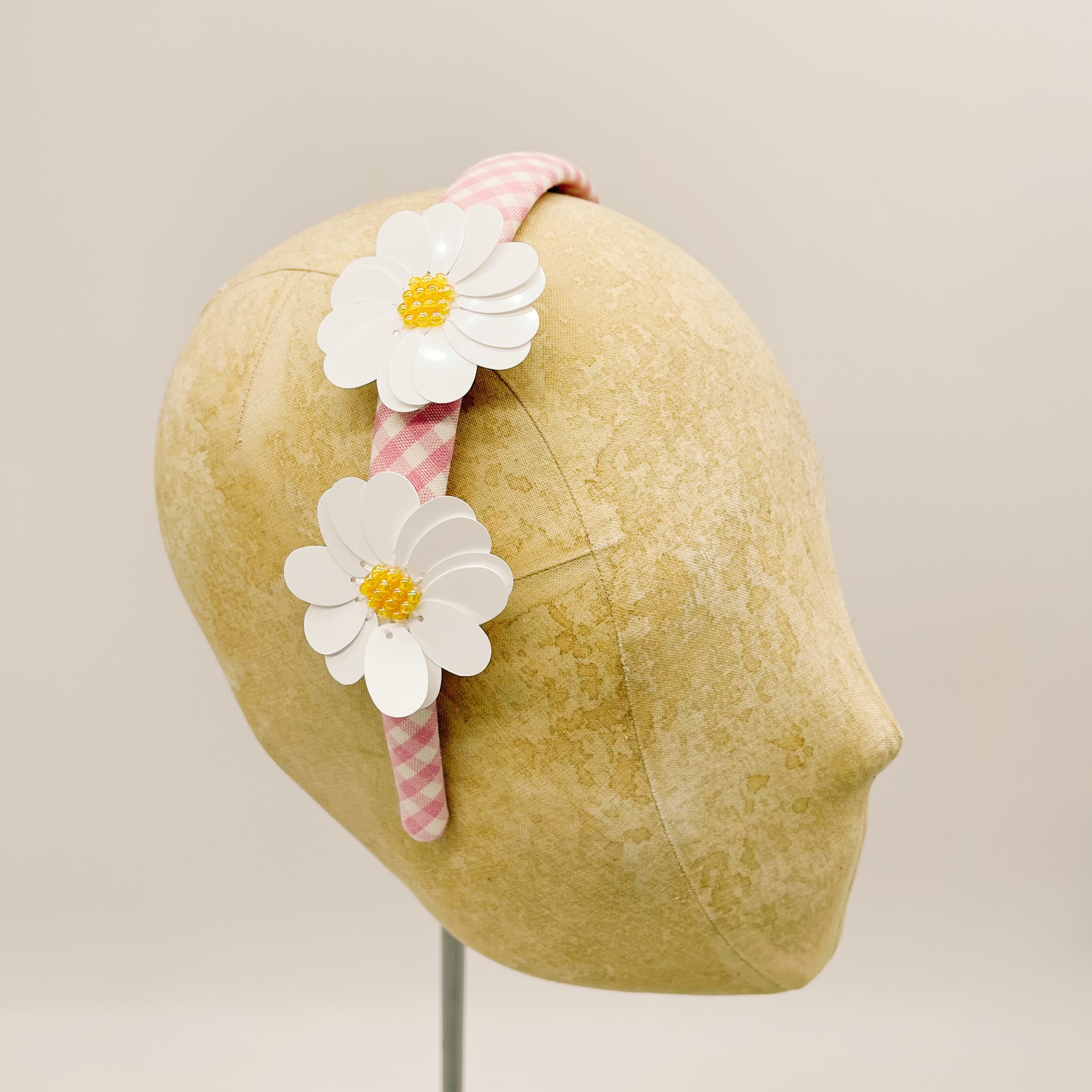 Vichy Pink Mini Series Headband #3