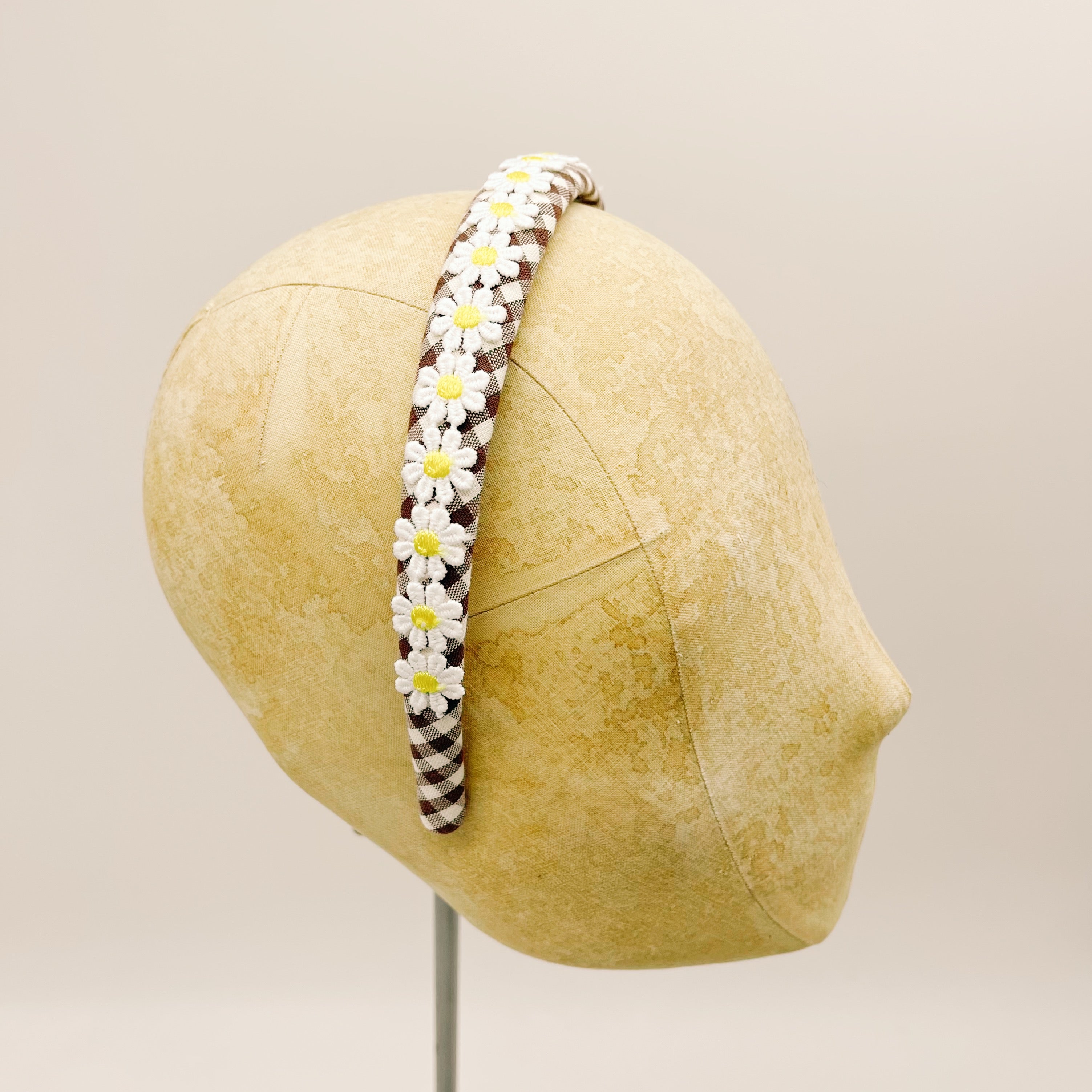 Vichy Brown Mini Series Headband #1