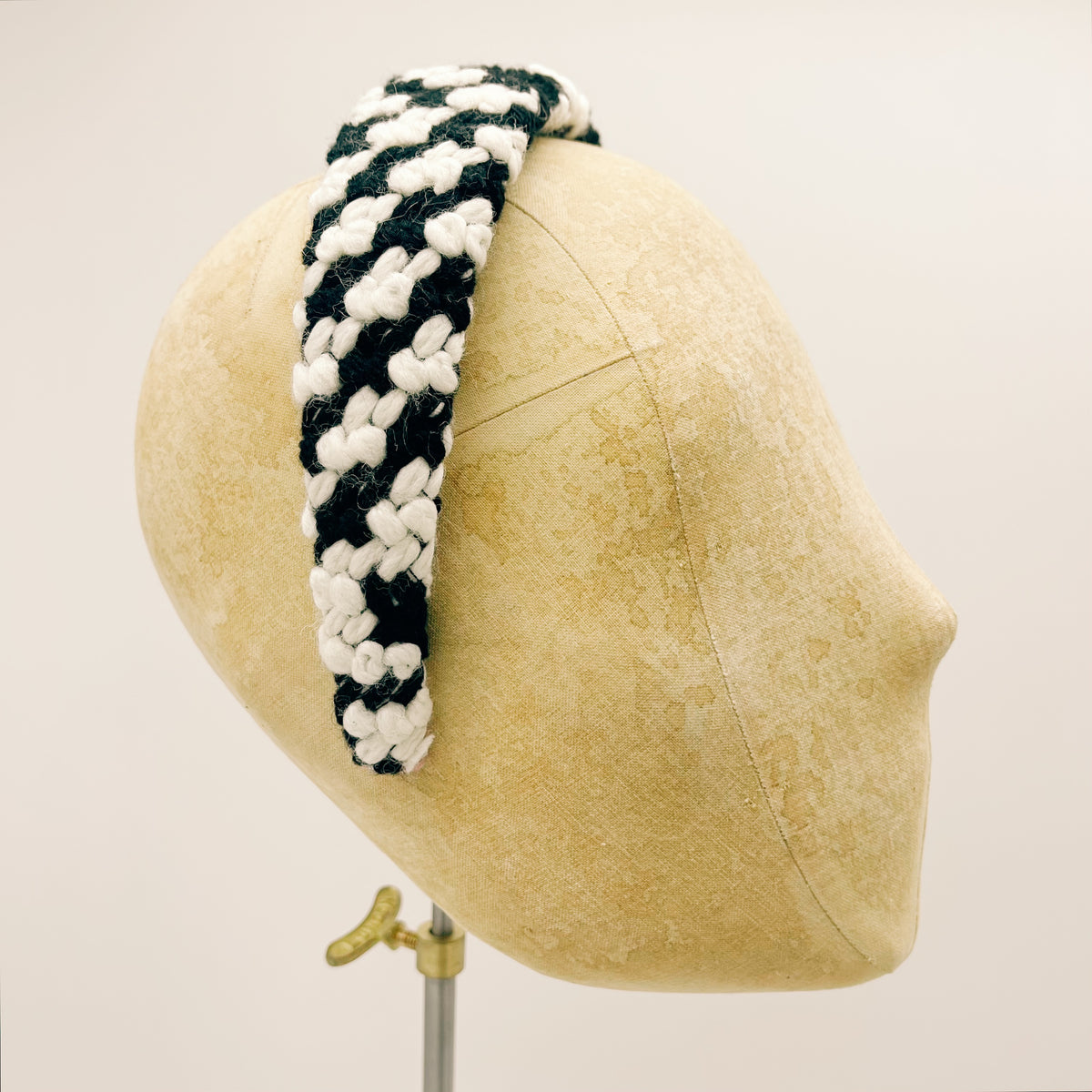 Grey Velvet Mini Headband