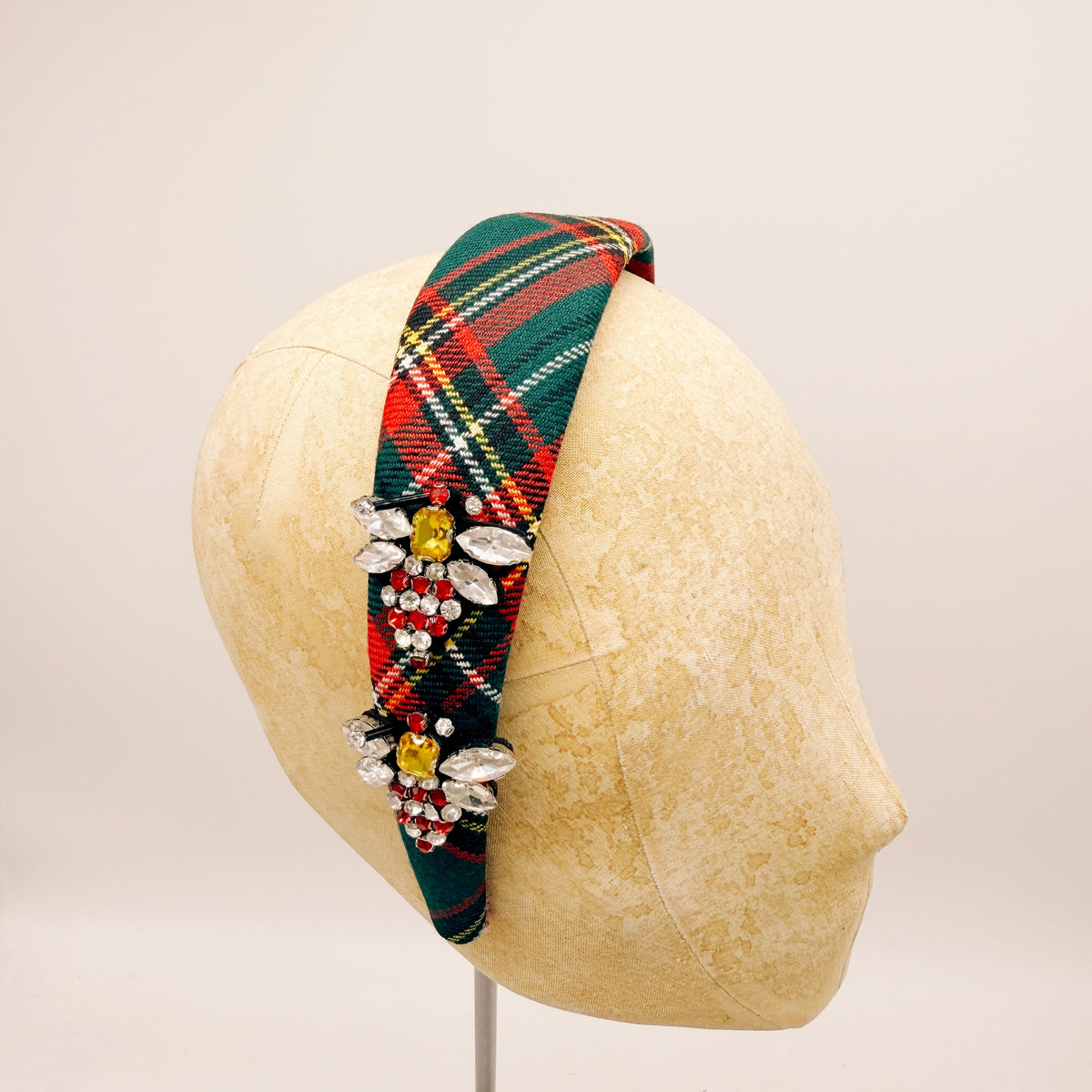 Headband Velluto Camel Mini