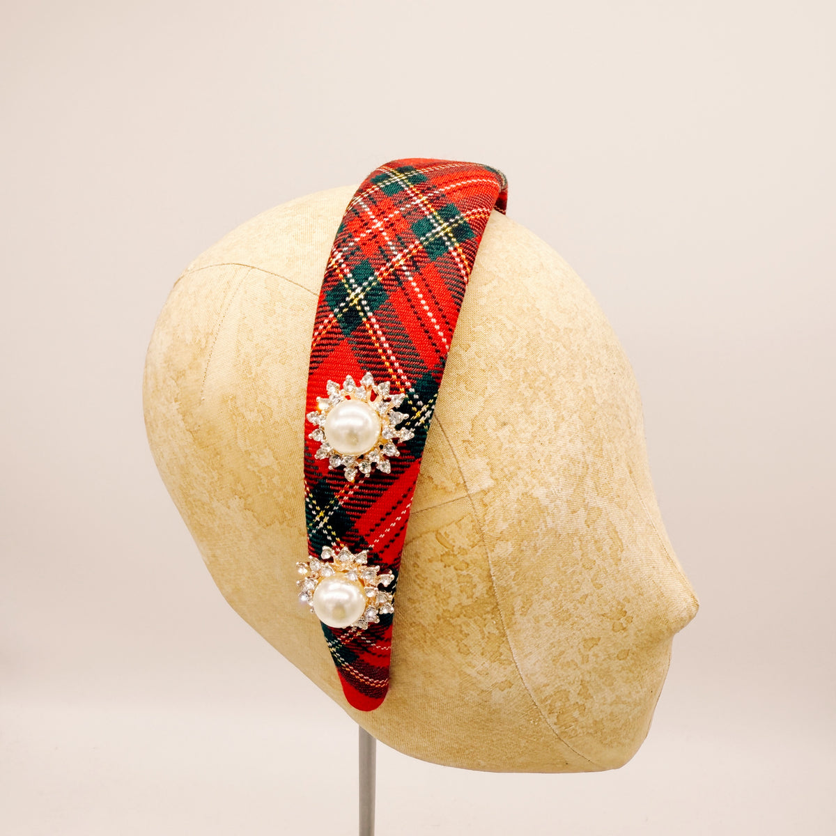 Headband Velluto Camel Mini