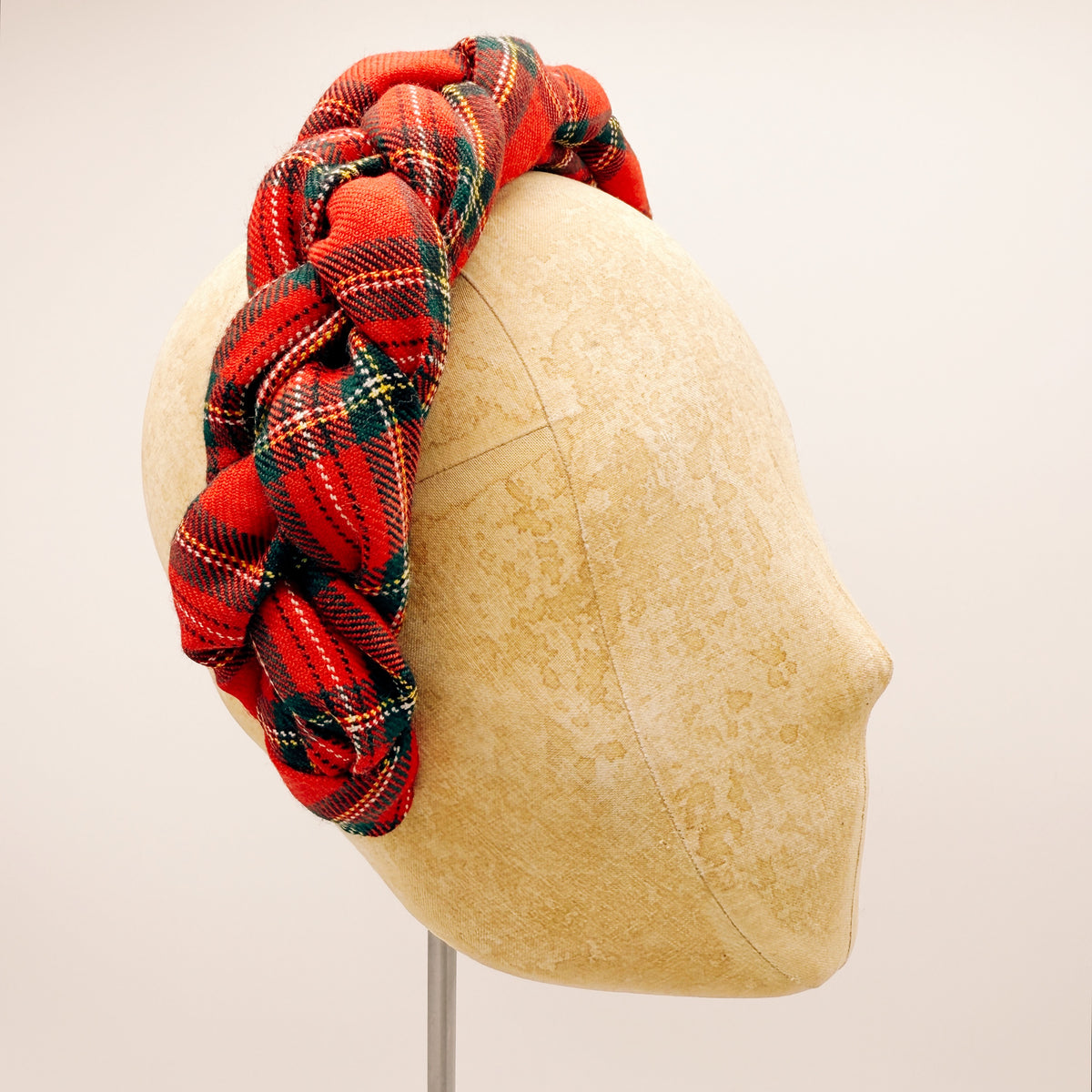 Headband Velluto Camel Mini