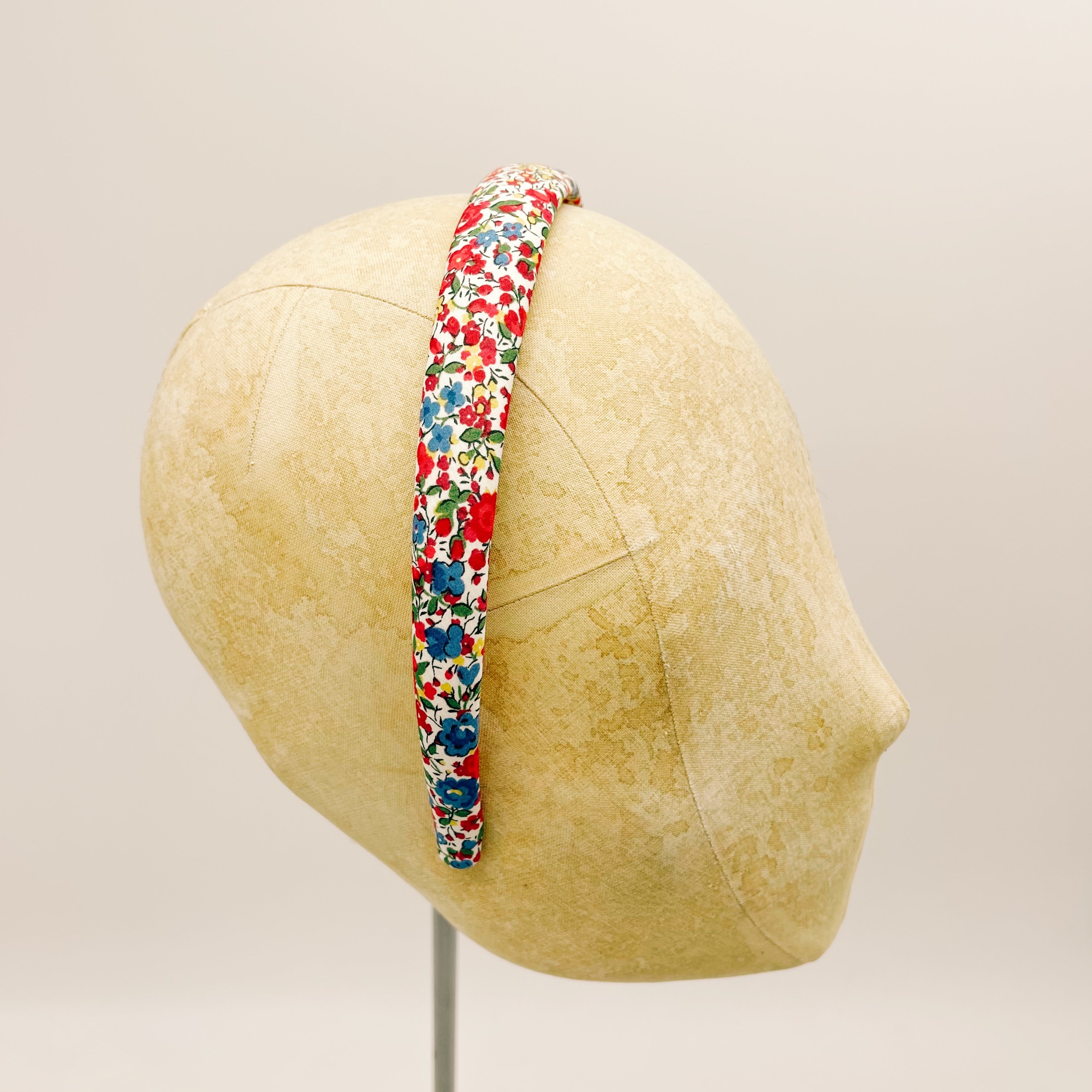 Liberty London Emma and Georgina Red Mini Headband