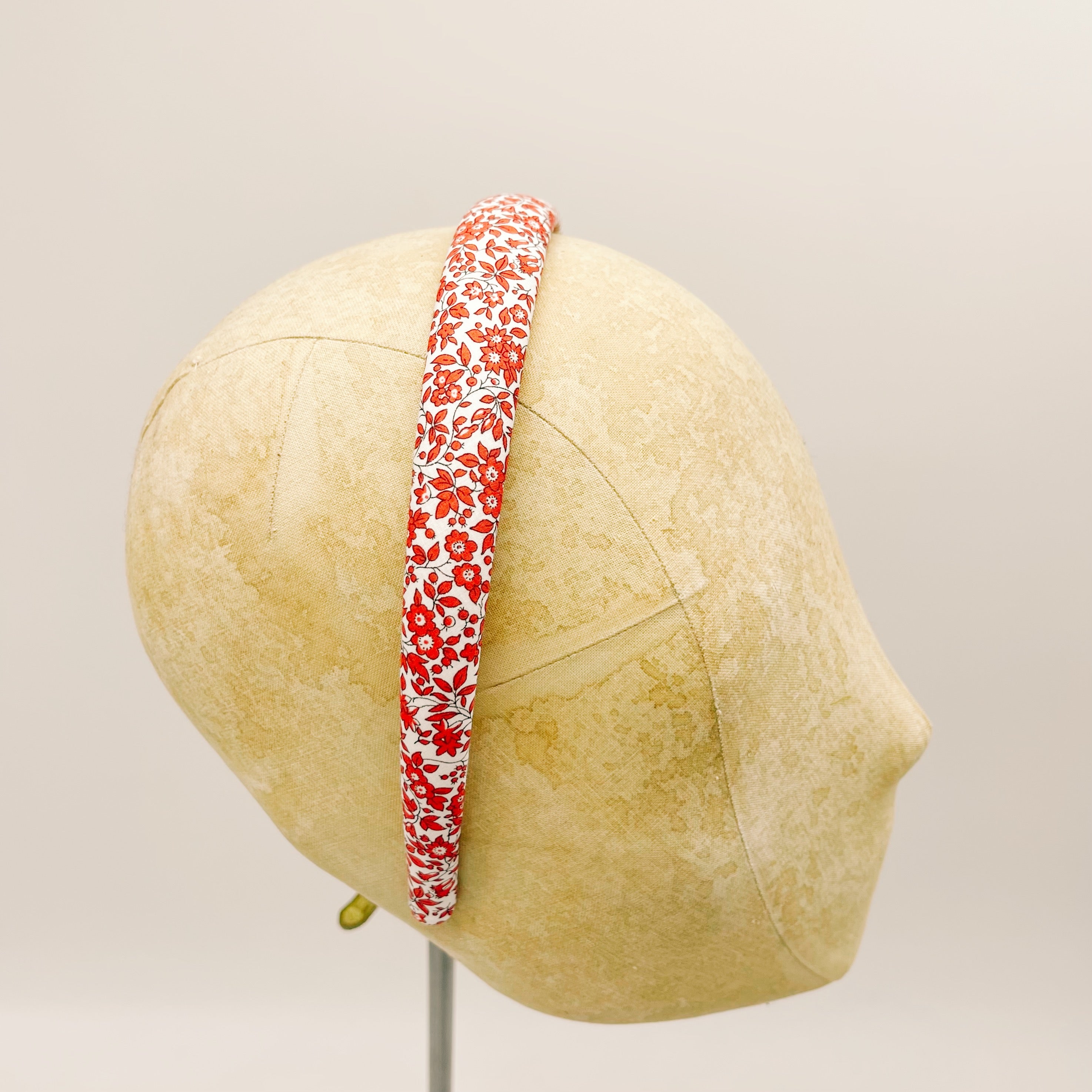 Liberty London Emma and Georgina Red Mini Headband