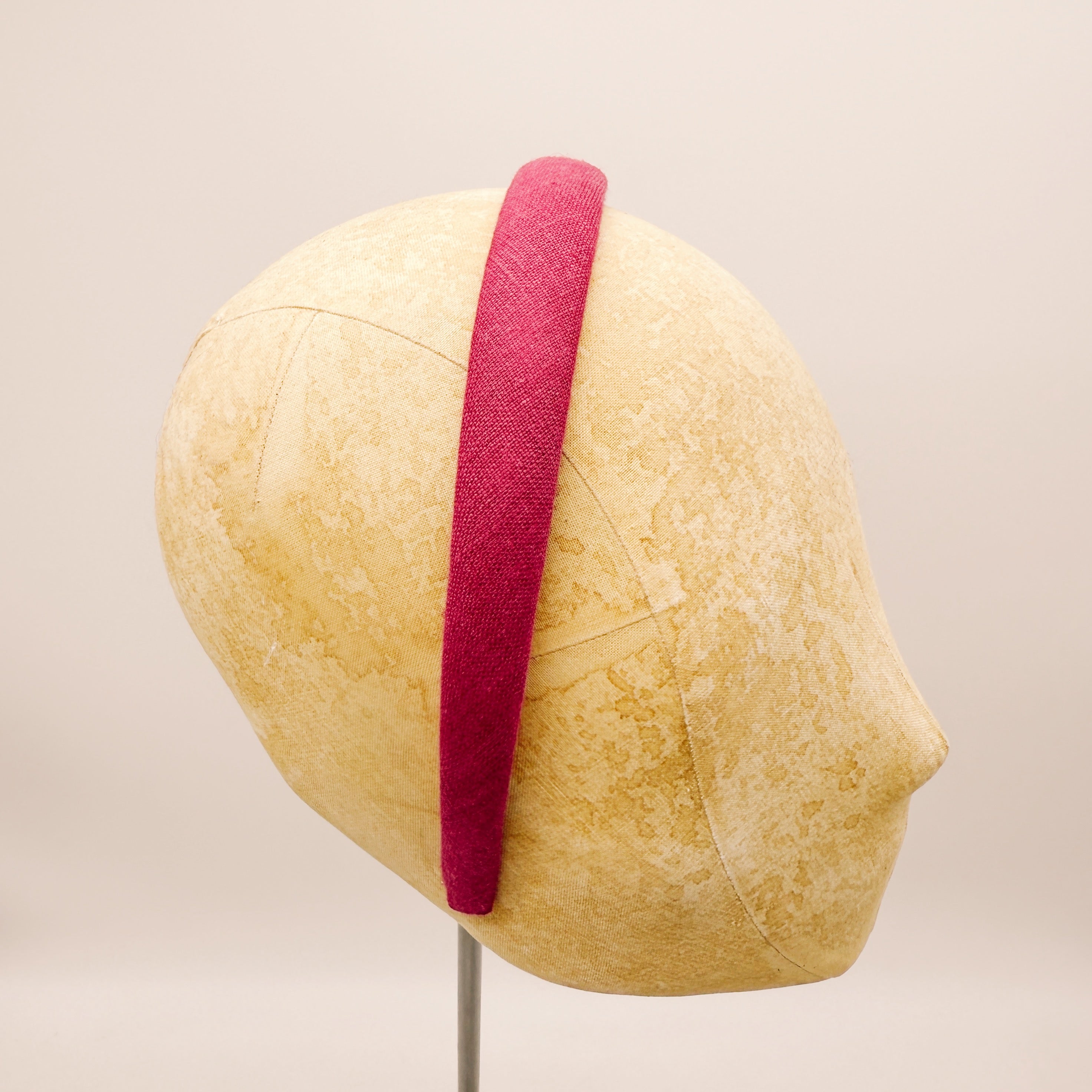Cerchietto Lino Fuschia Mini