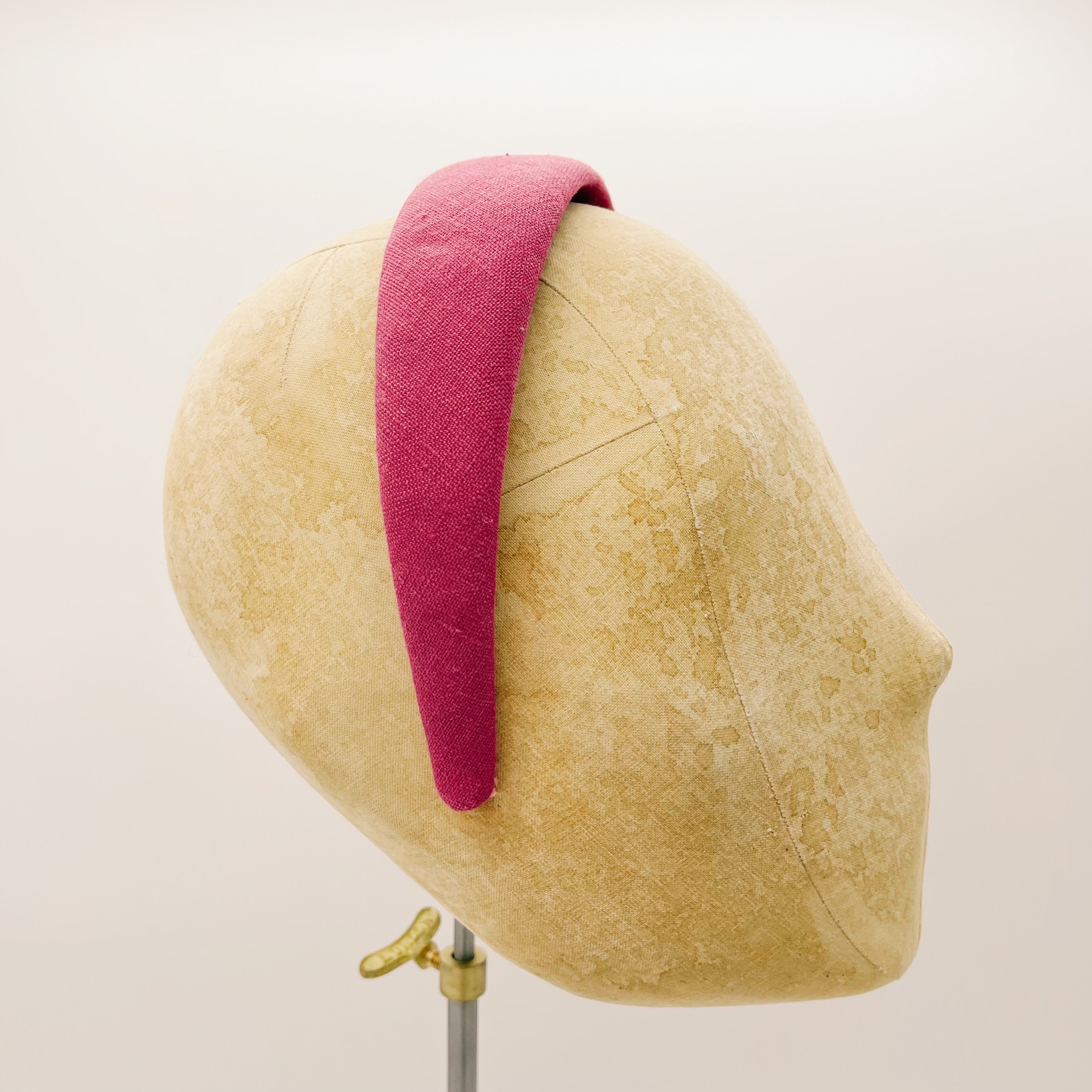 Fuchsia Linen Headband