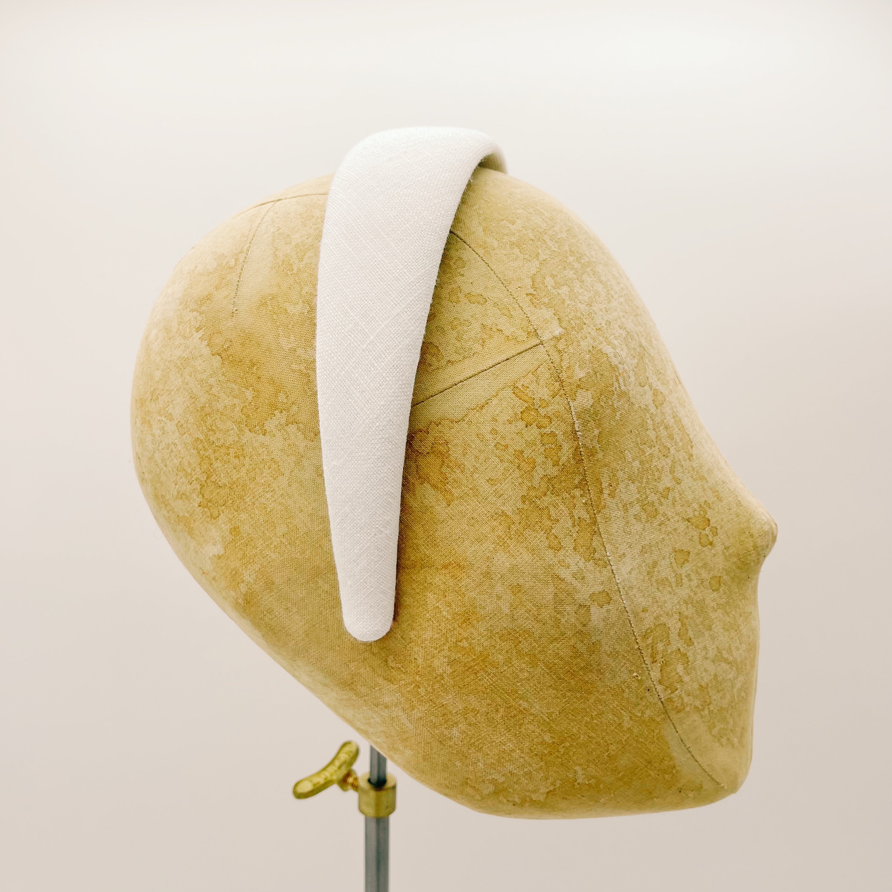 Cerchietto Lino White
