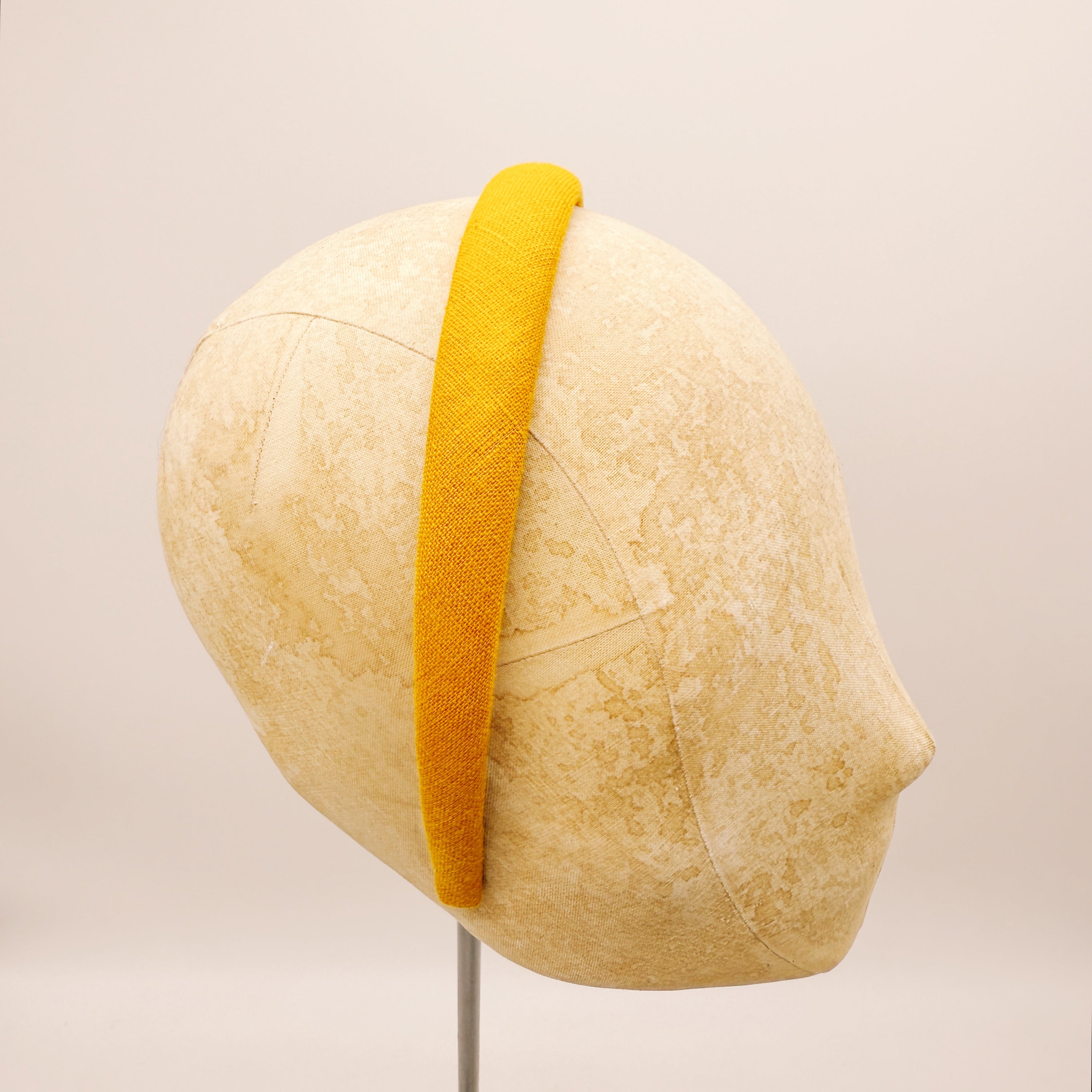 Cerchietto Lino Mustard Mini