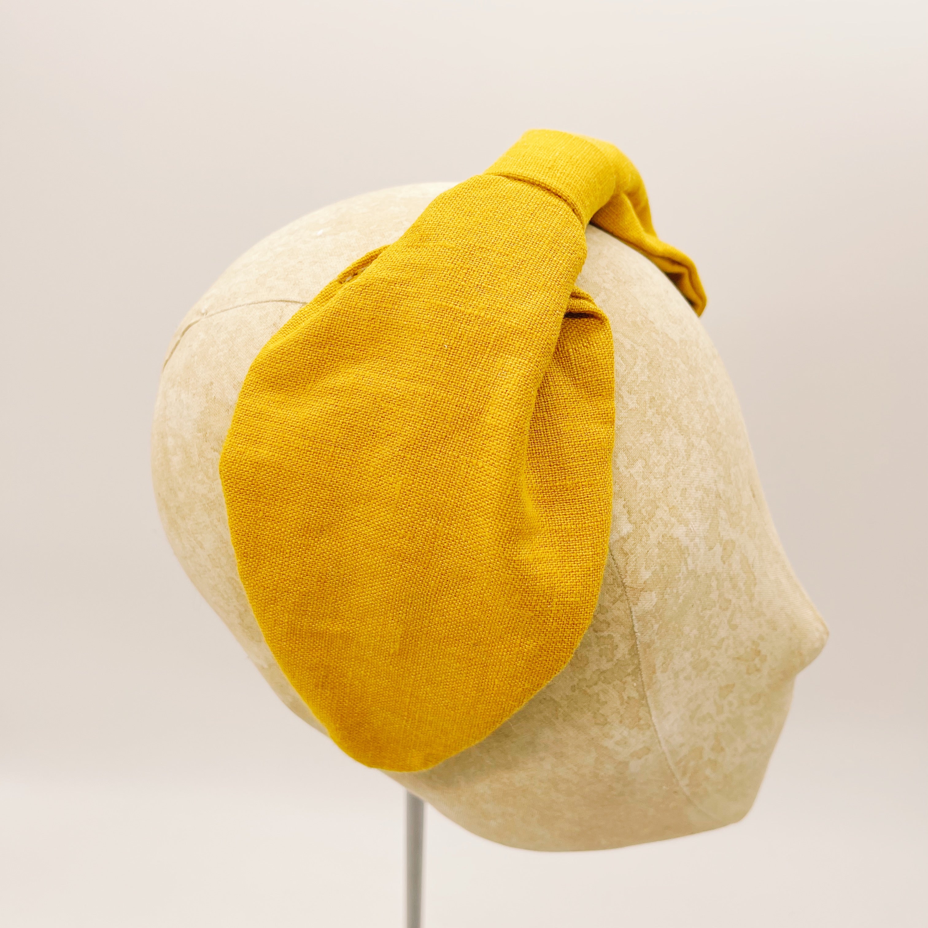 Mustard Linen Headband