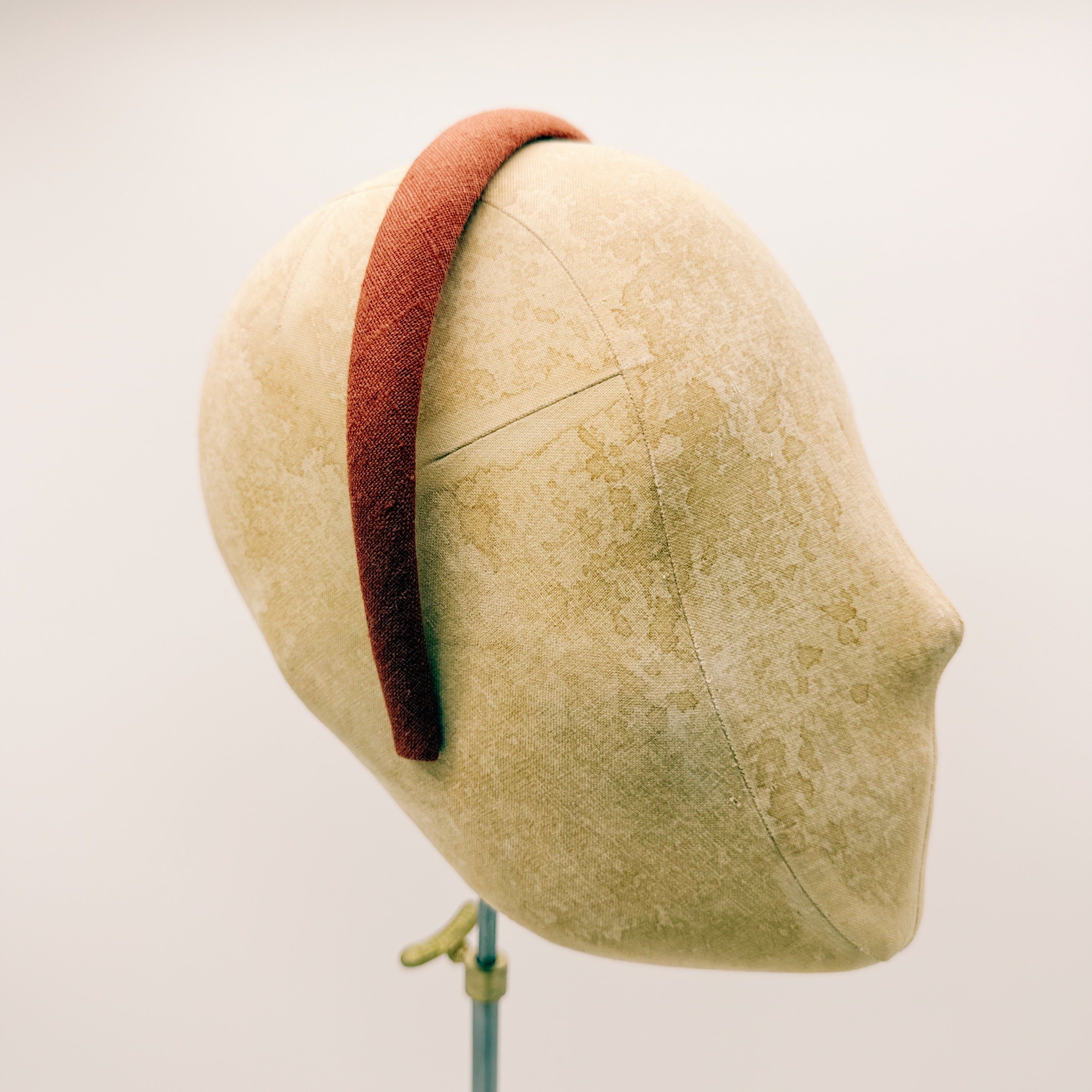 Rusty Linen Mini Headband