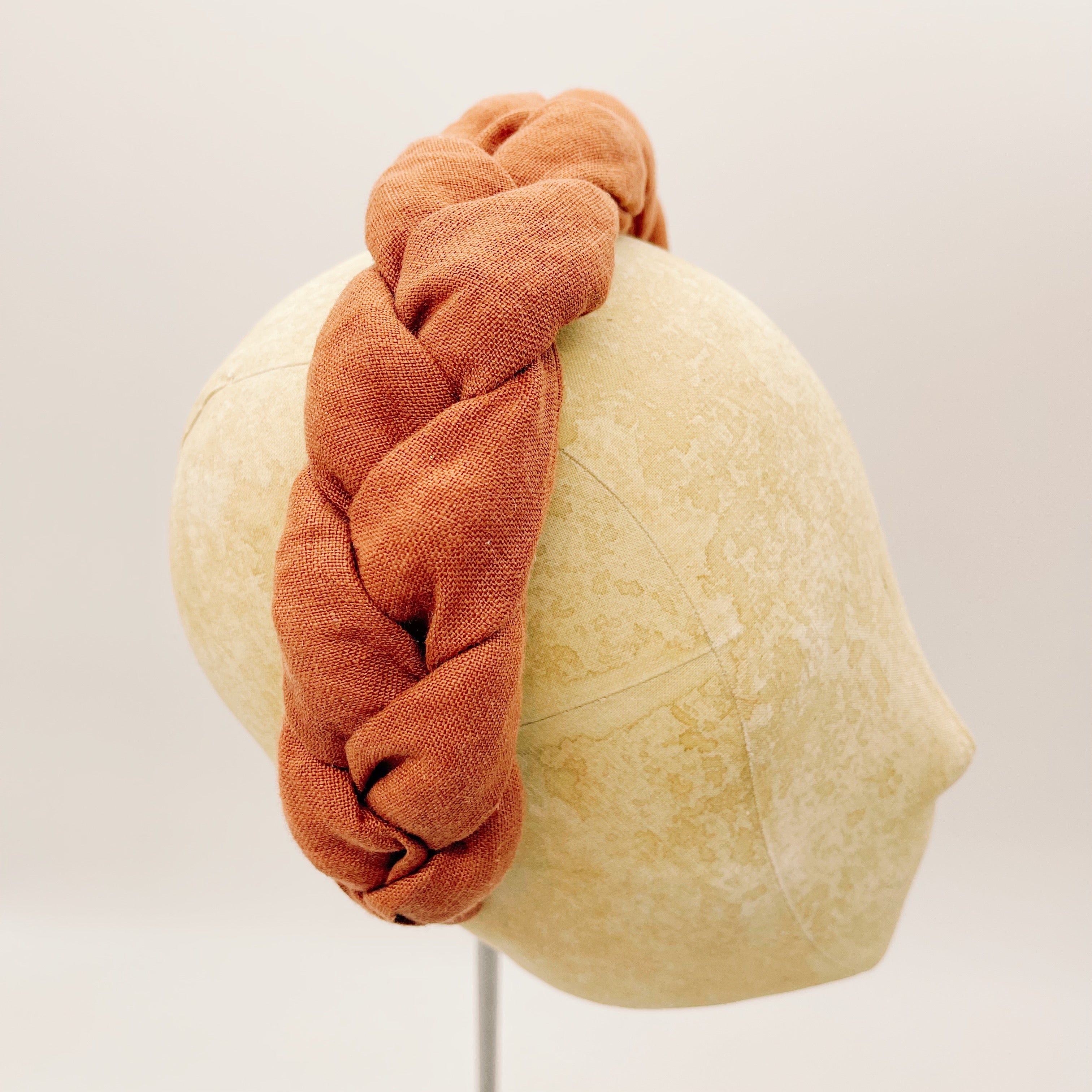 Rusty Braid Linen Headband