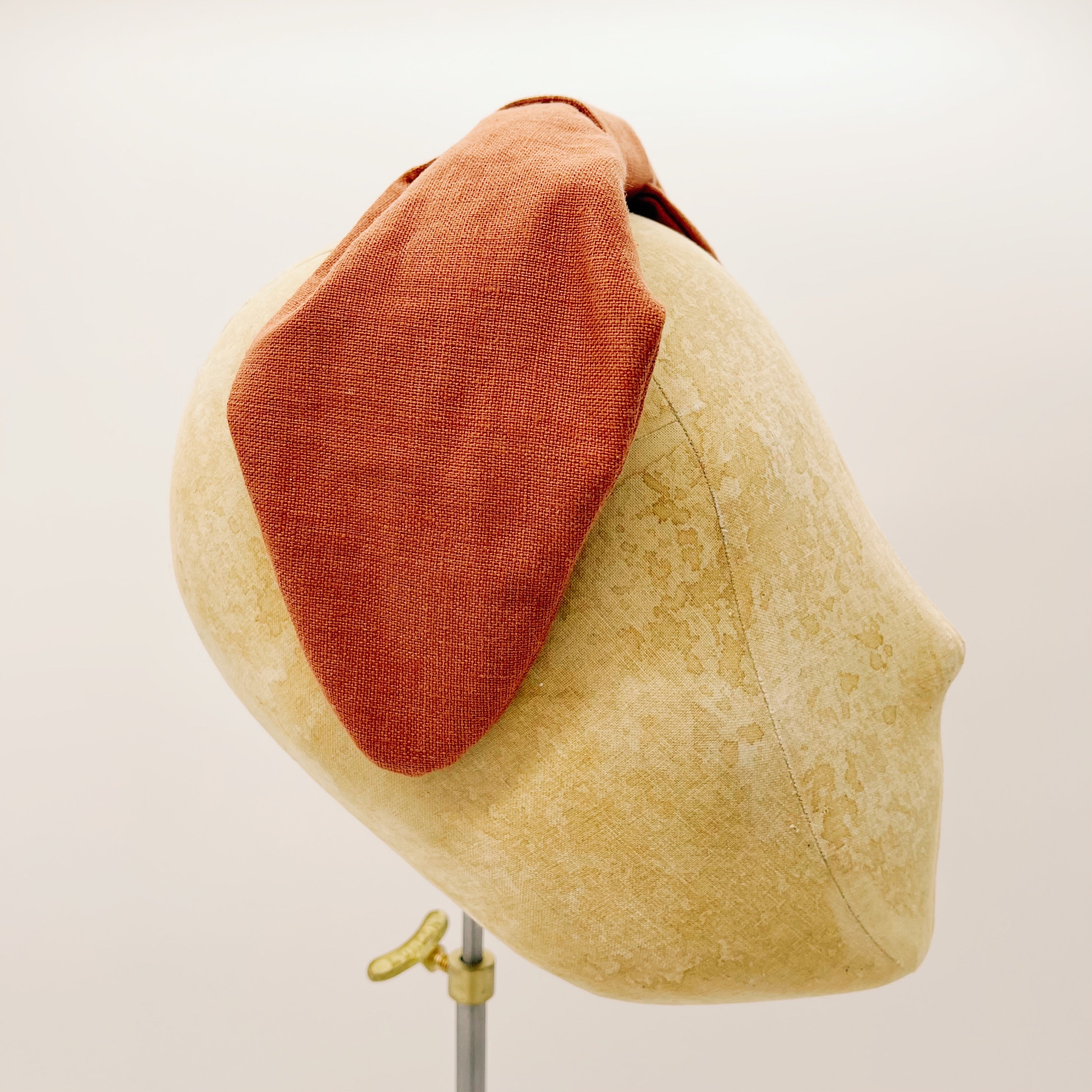 Rusty Leaf Linen Headband