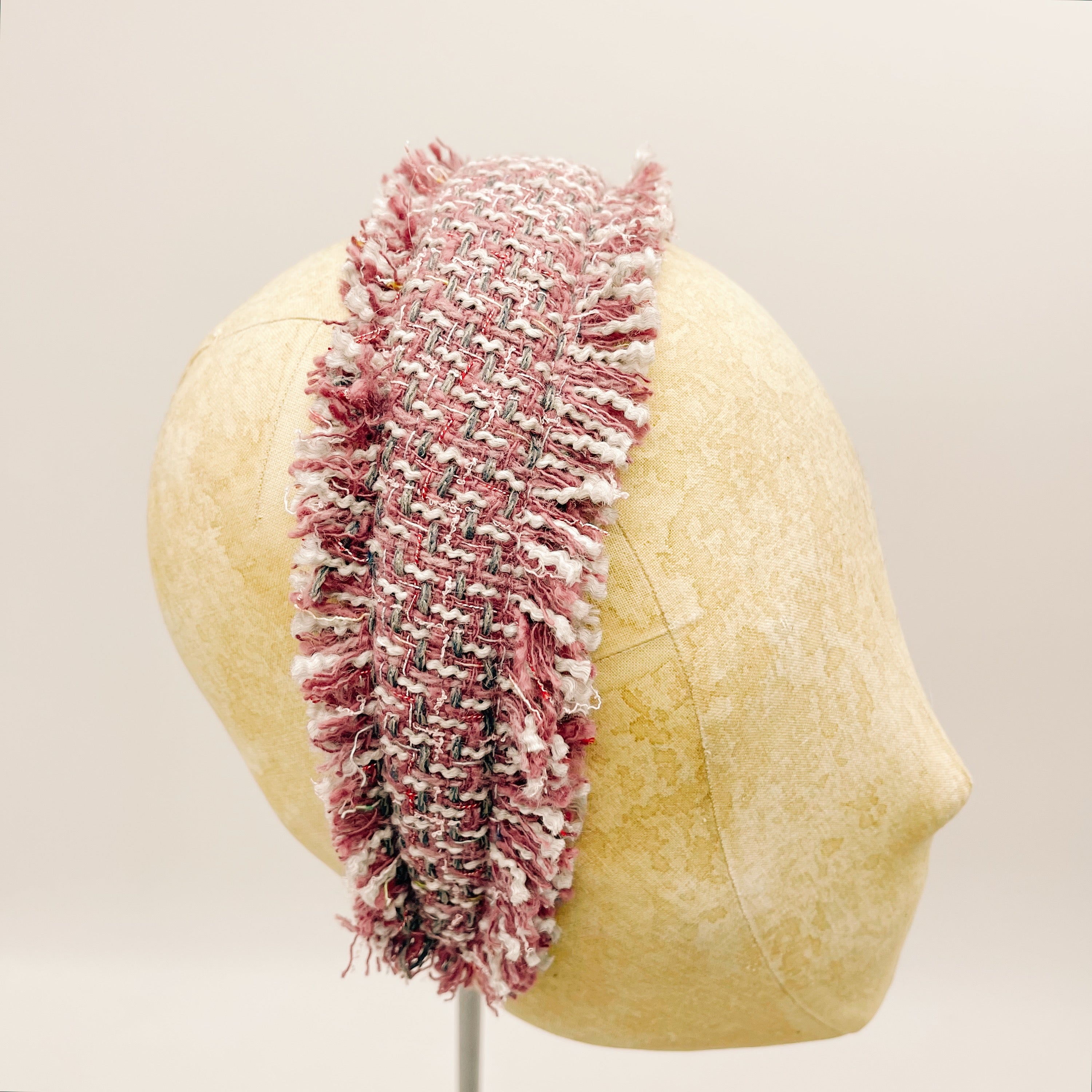 Headband Tweed Fringes No. 6