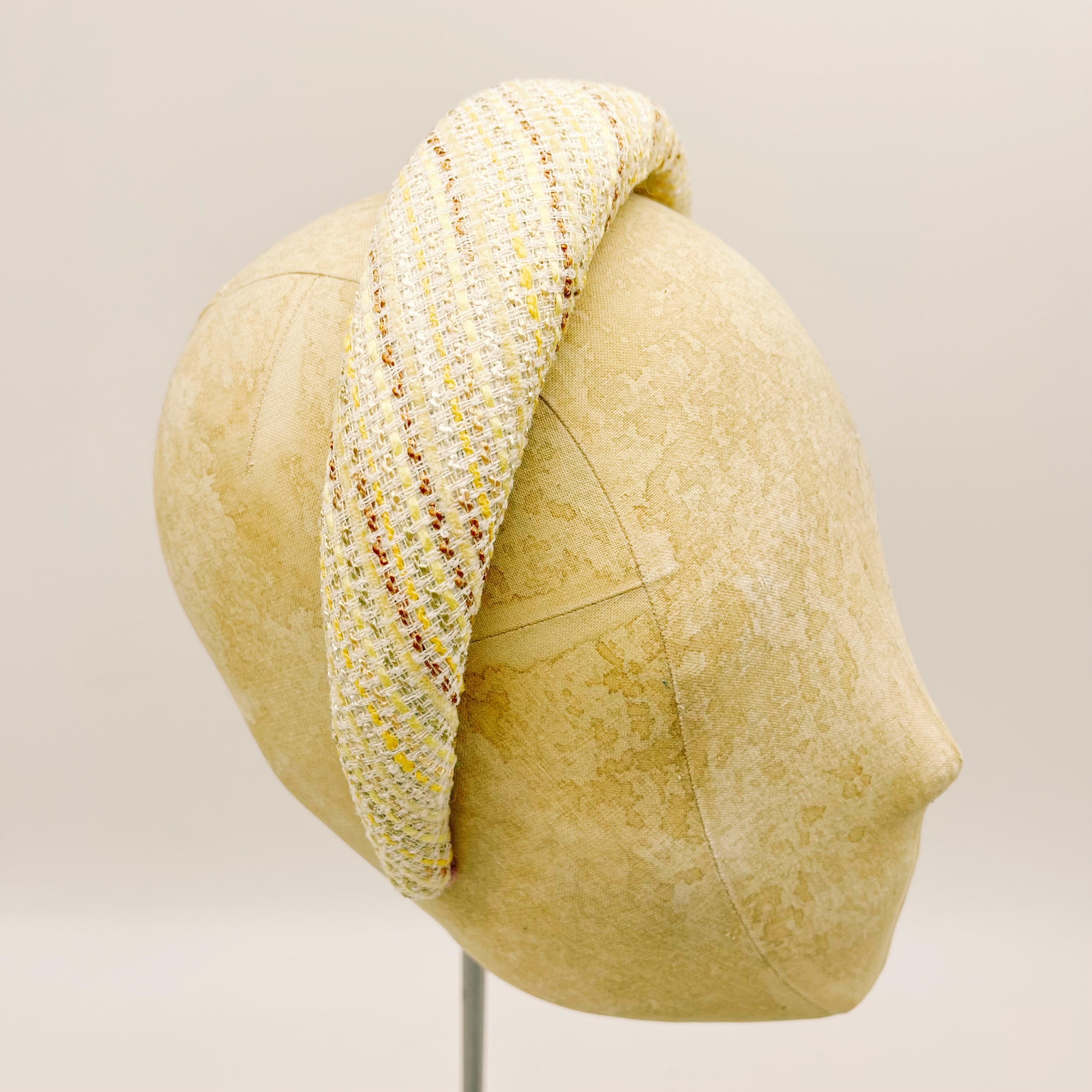 Tweed Padded Headband No. 13