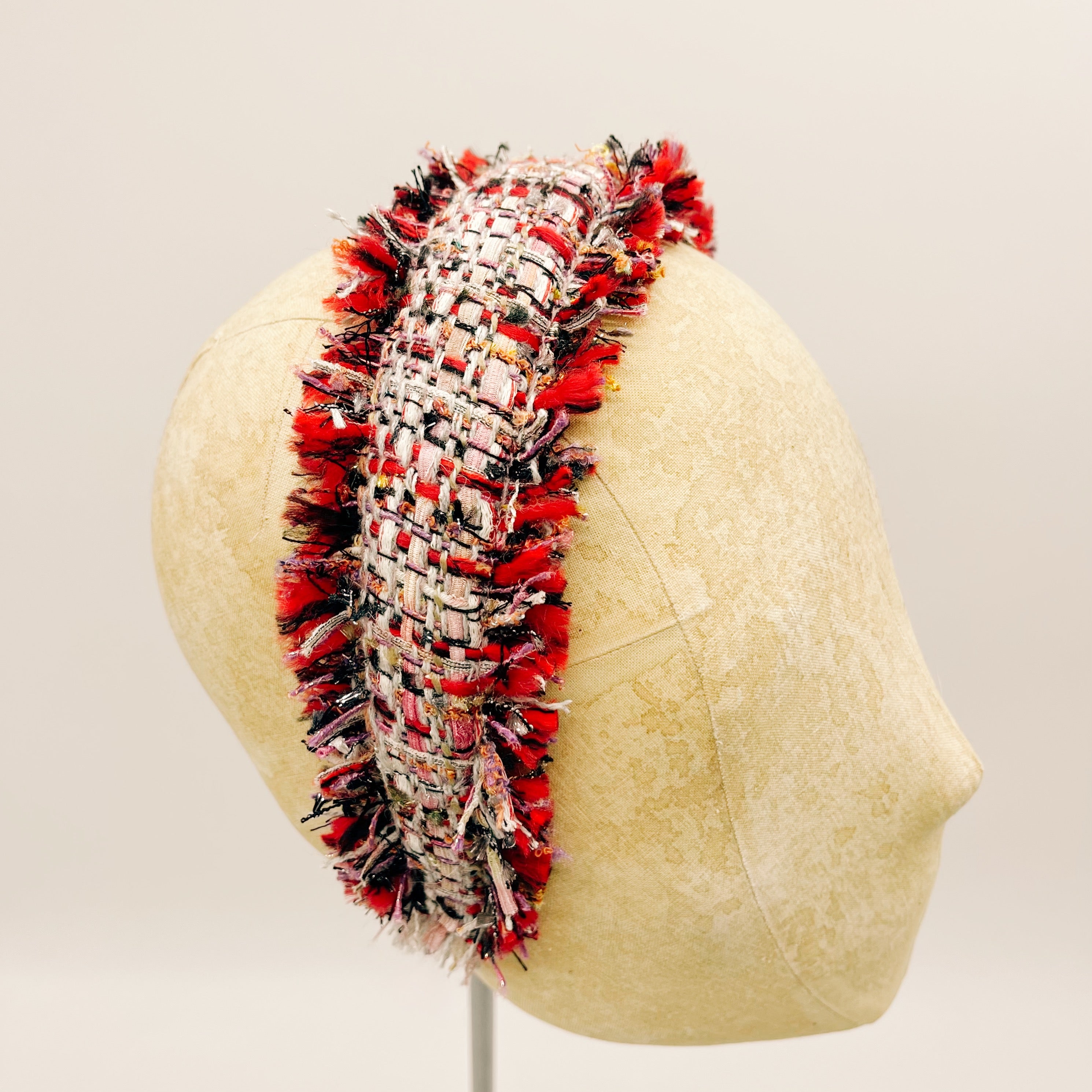 Headband Tweed Fringes No. 6