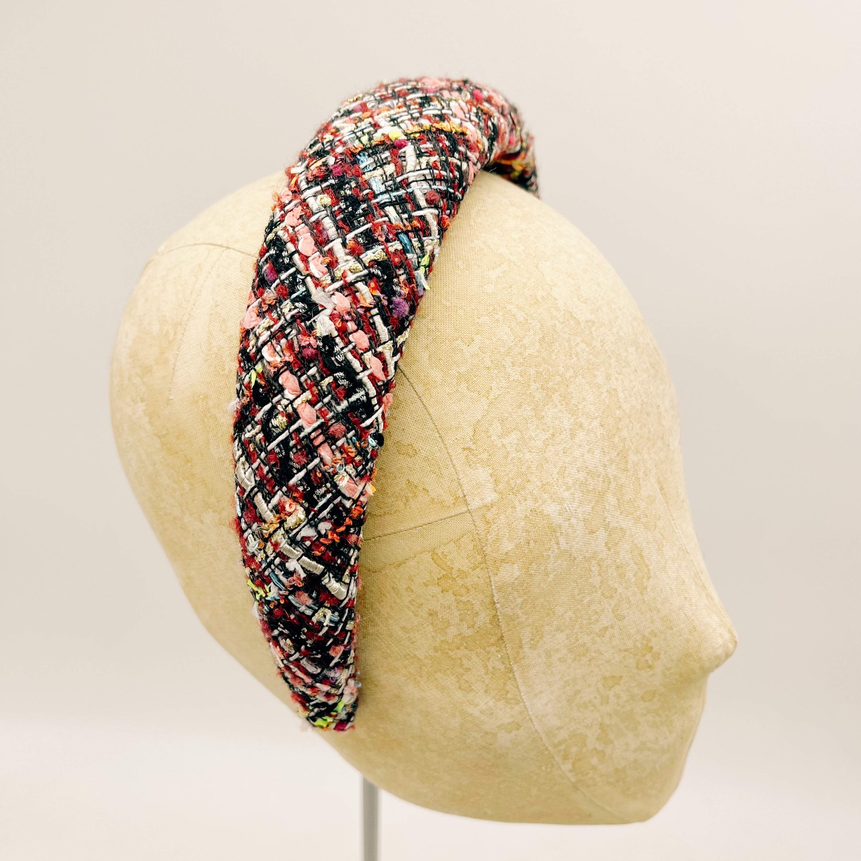 Padded Tweed Headband No. 14