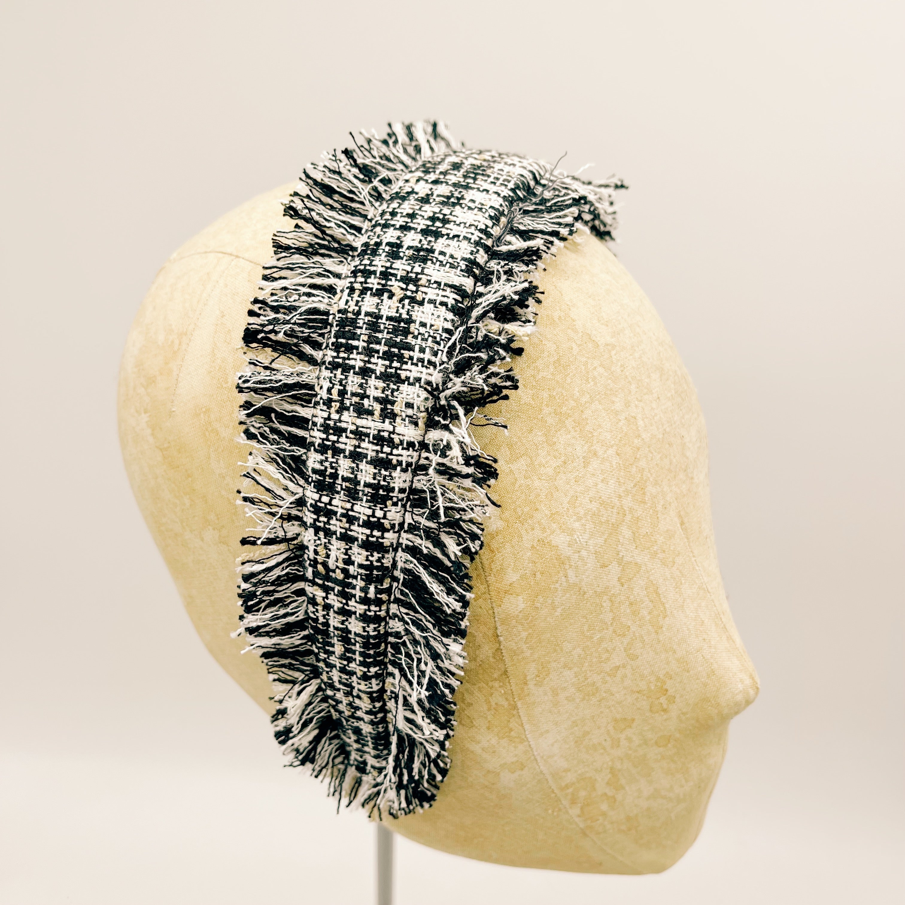 Headband Tweed Fringes No. 13