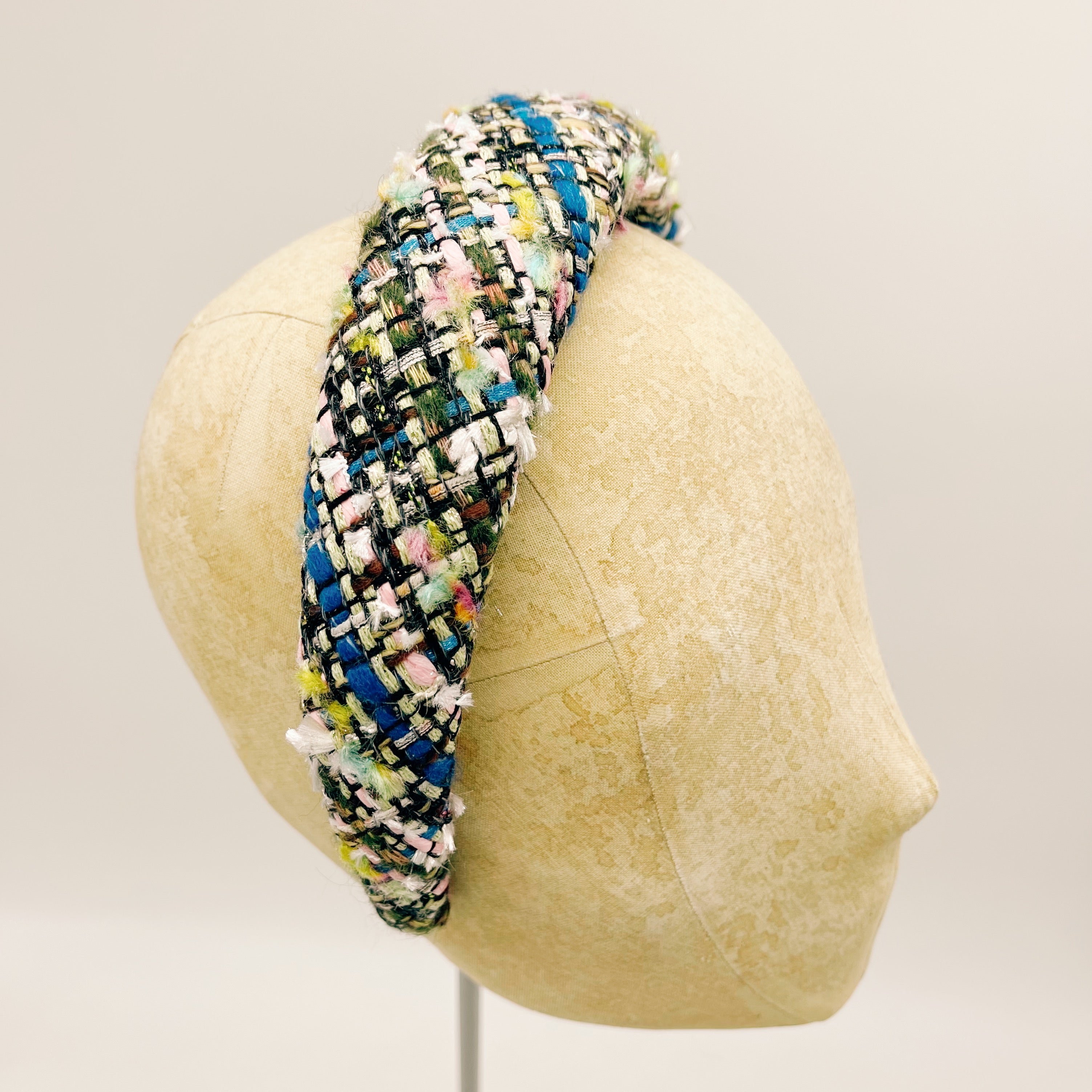 Padded Tweed Headband No. 7