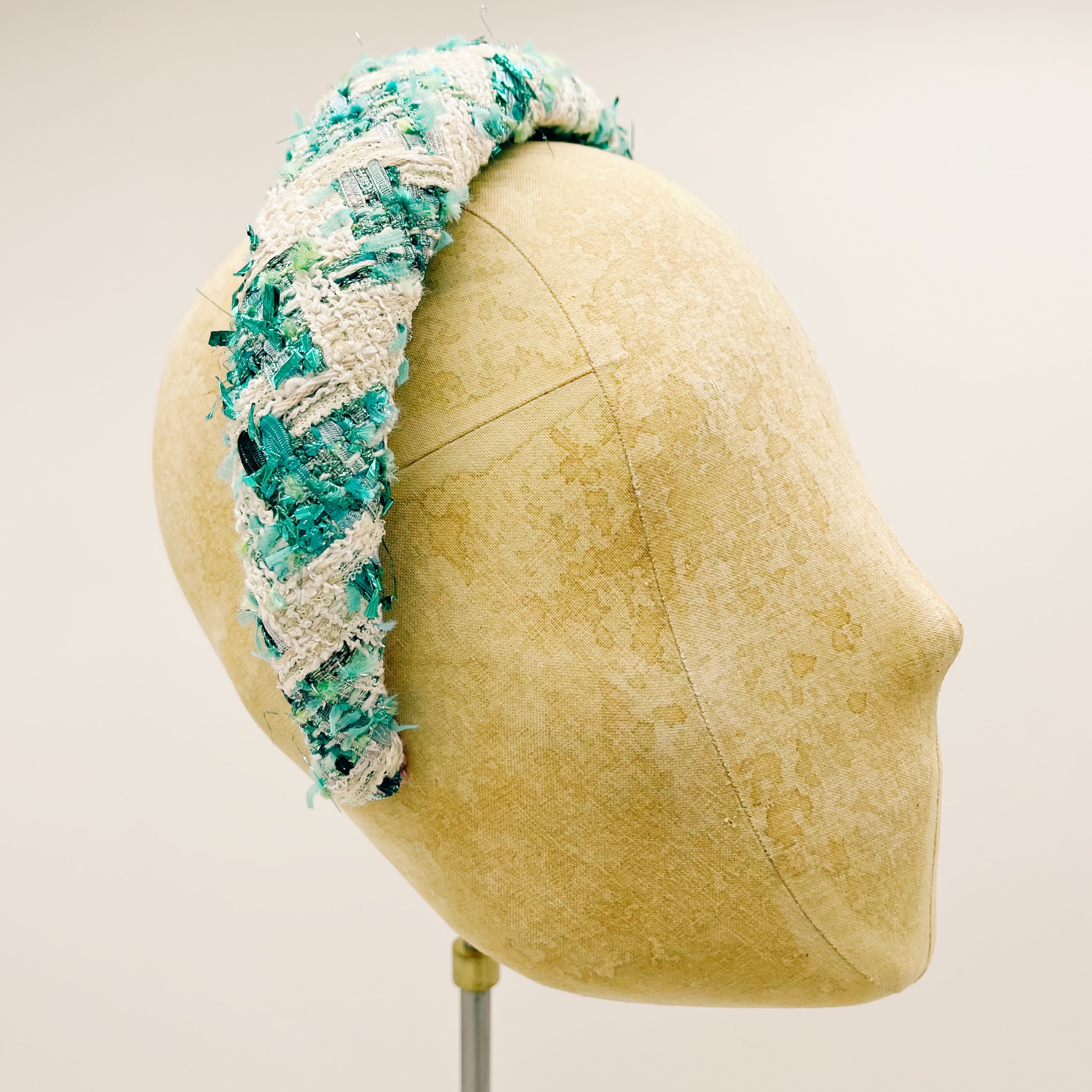 Tweed Padded Headband No. 10