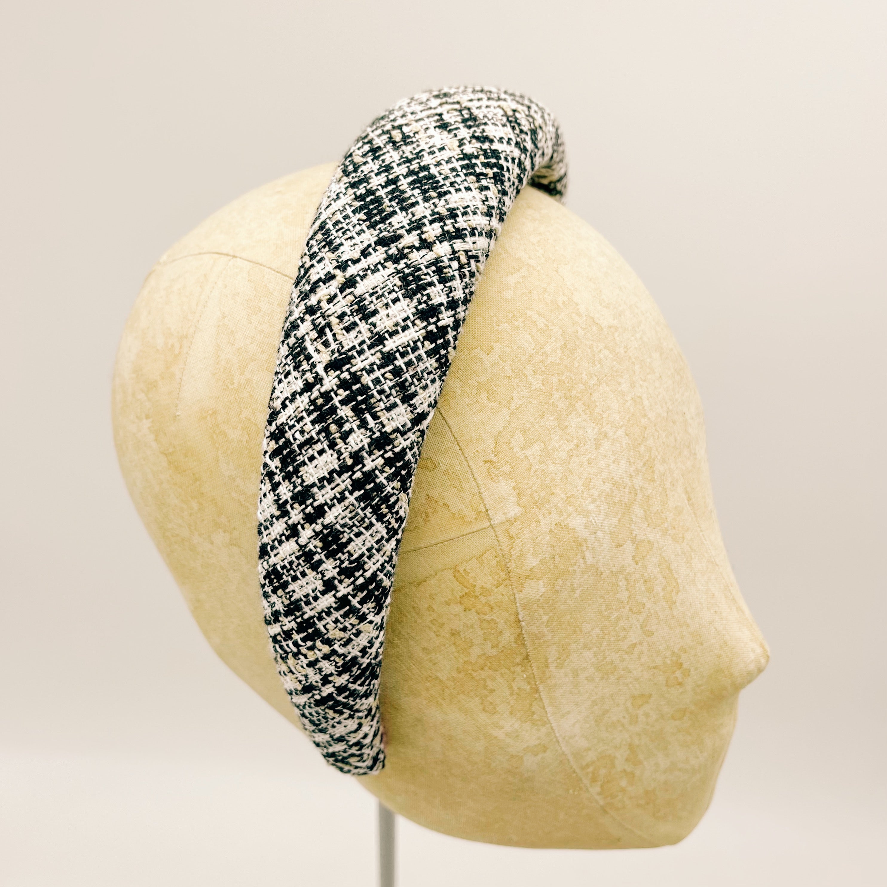 Tweed Padded Headband No. 13