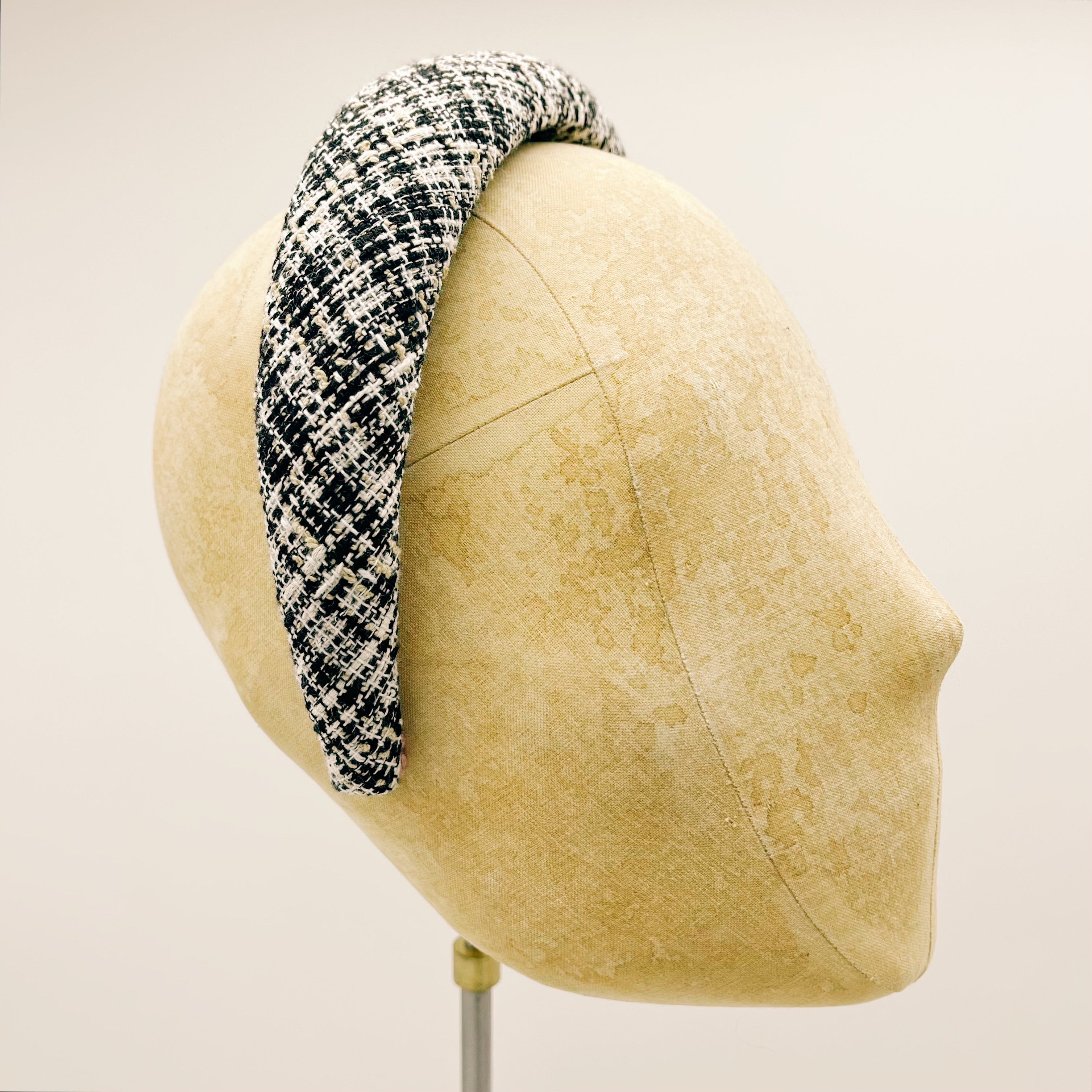 Tweed Padded Headband No. 13
