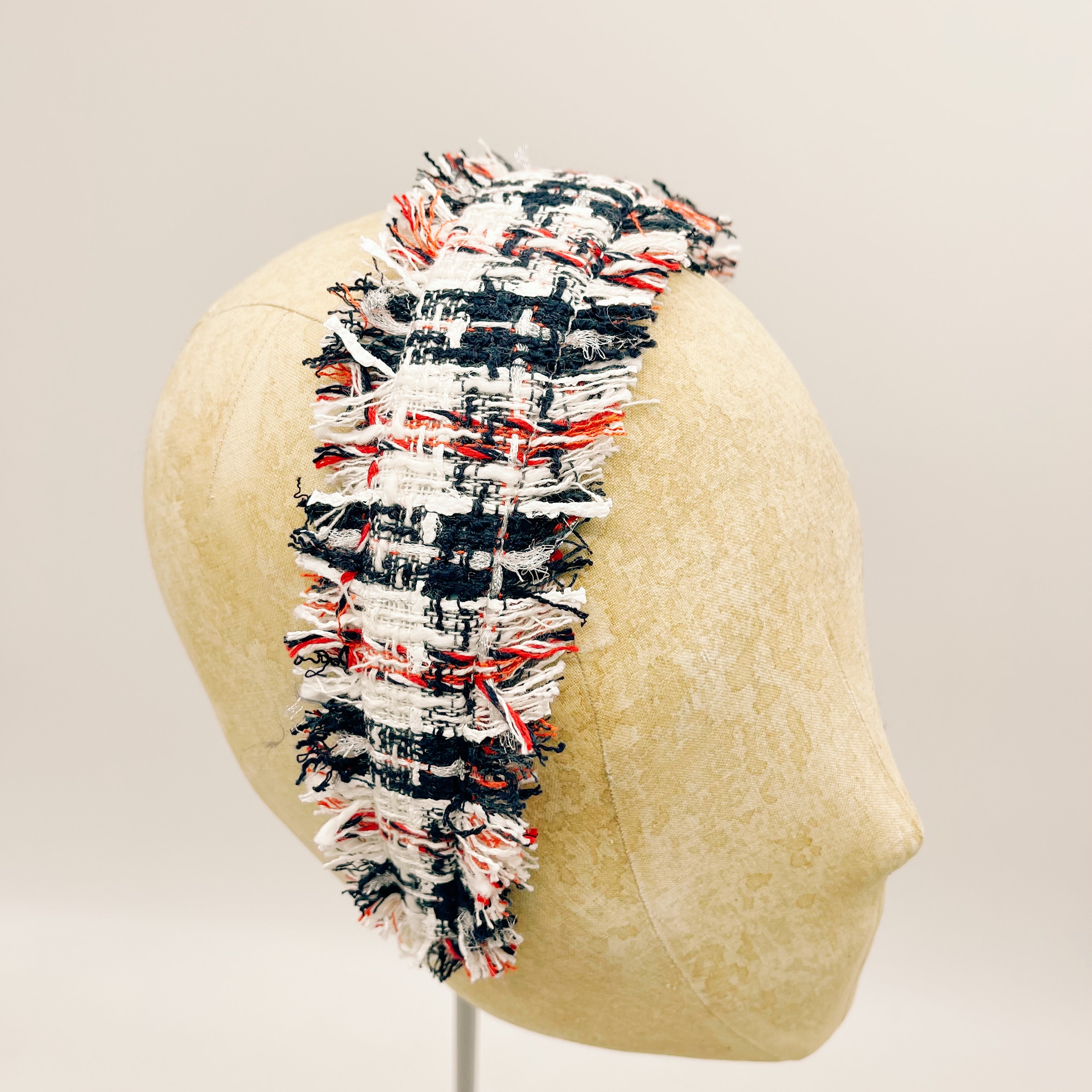 Tweed Fringes Headband n.3
