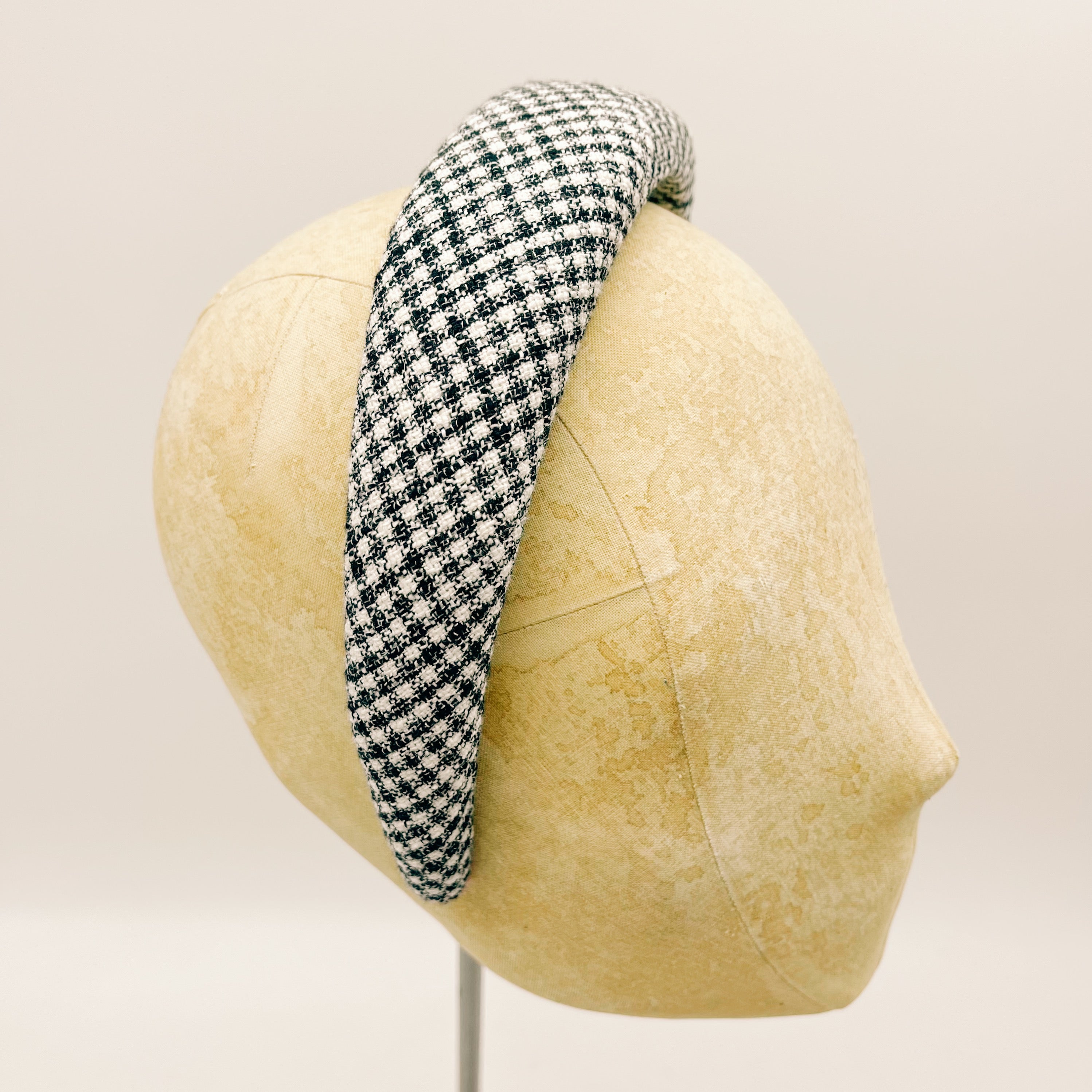 Tweed Padded Headband No. 13
