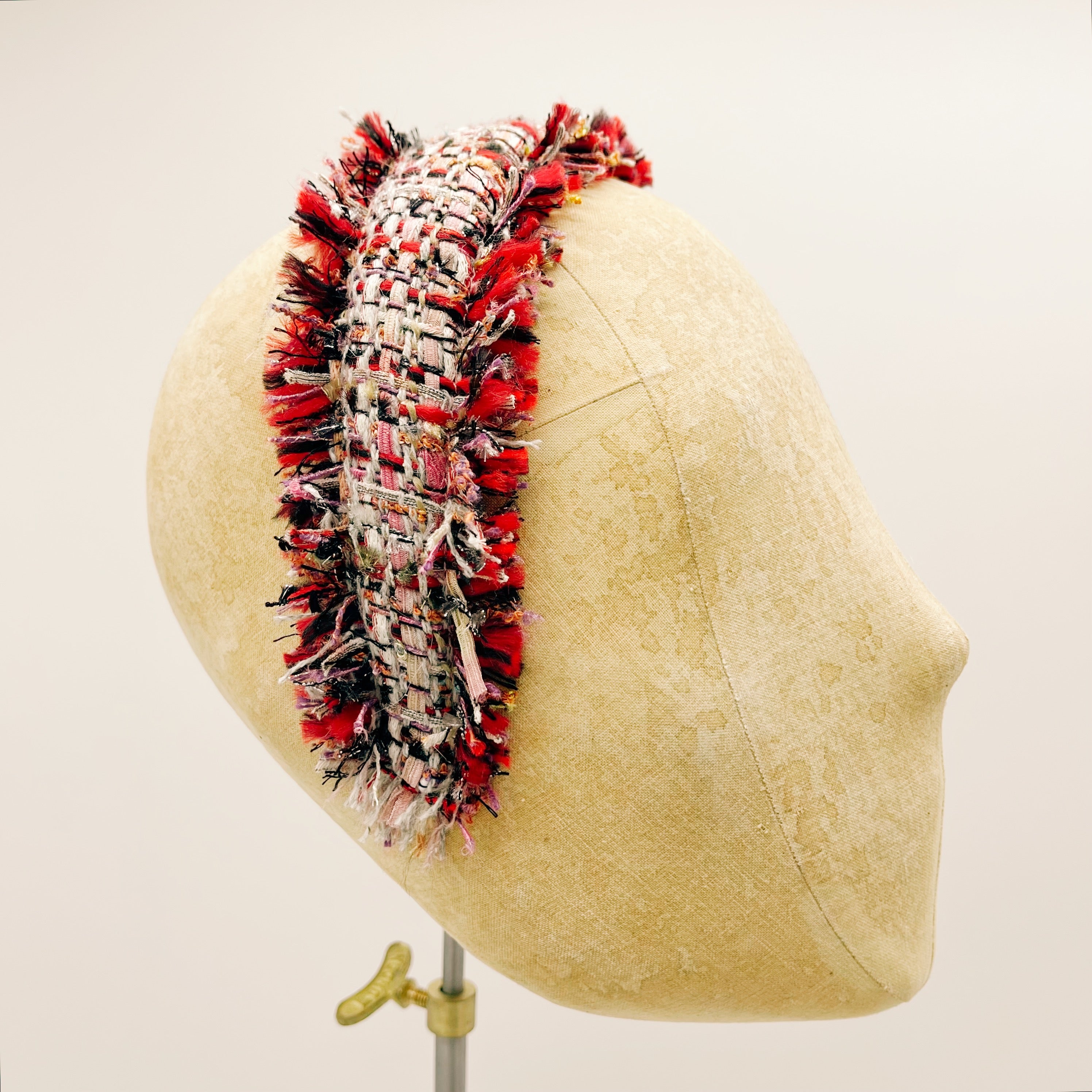 Headband Tweed Fringes No. 6