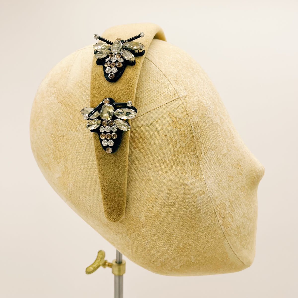 Camel Velvet Headband – Series #4