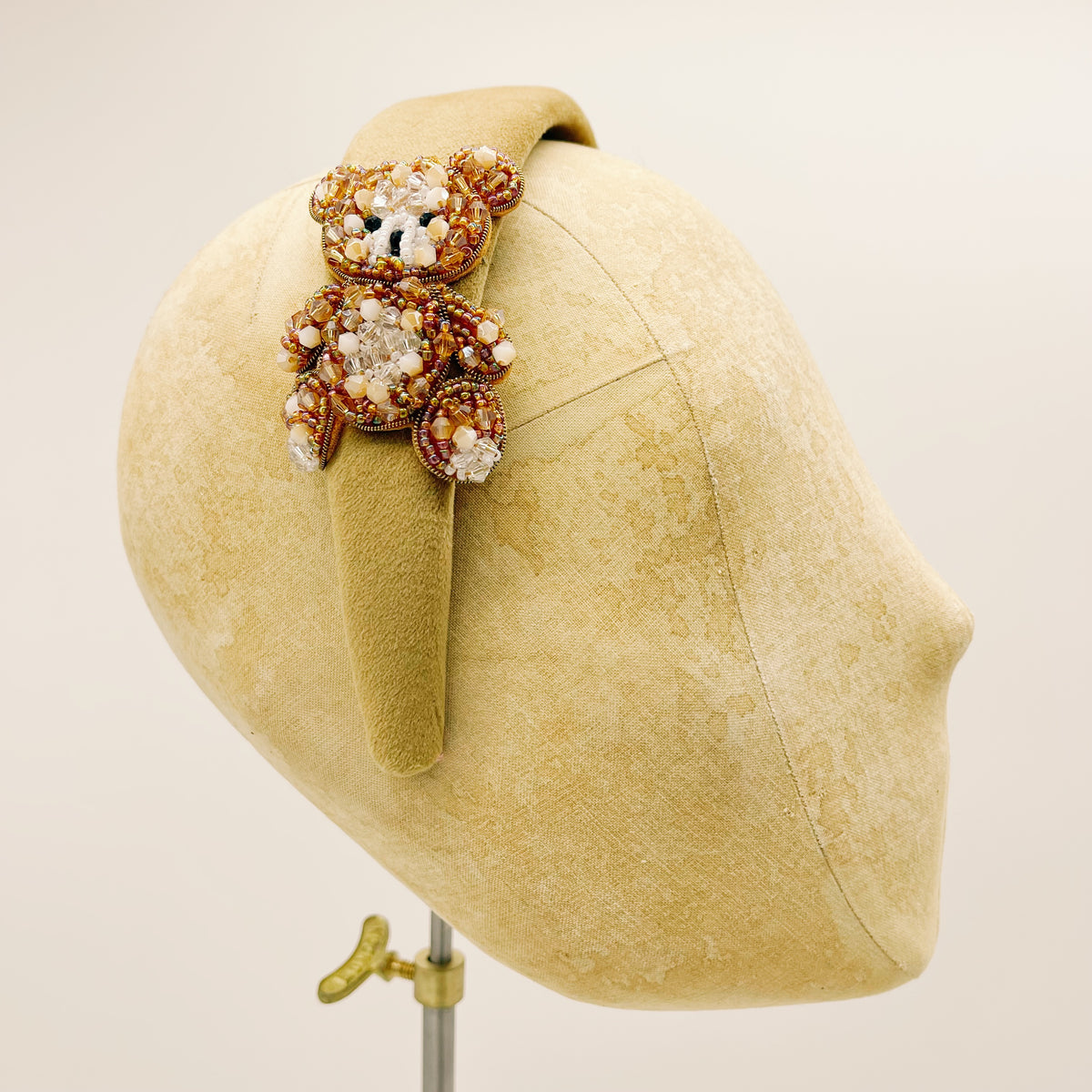 Camel Velvet Headband – Series #4