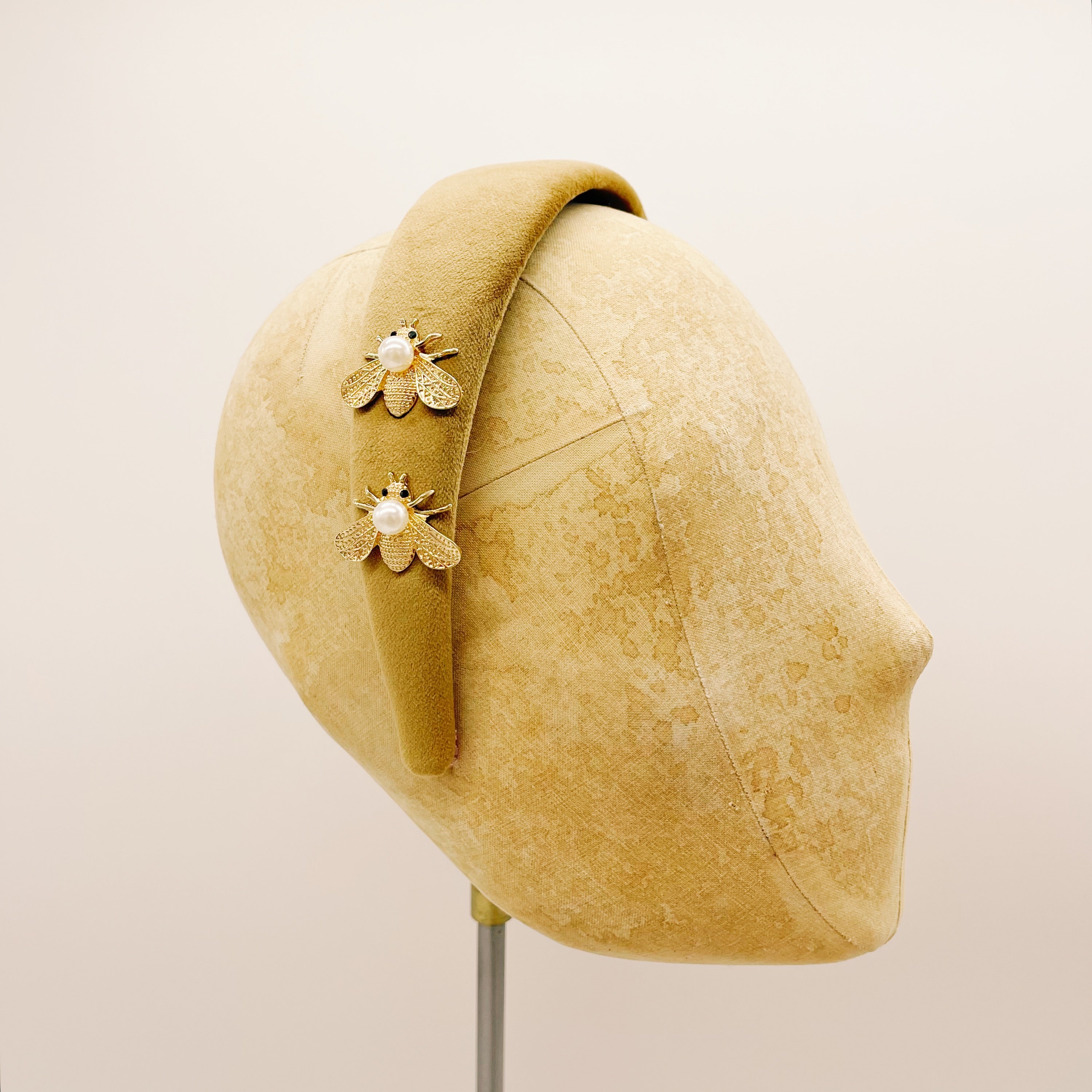 Cerchietto Velluto Camel Series #3