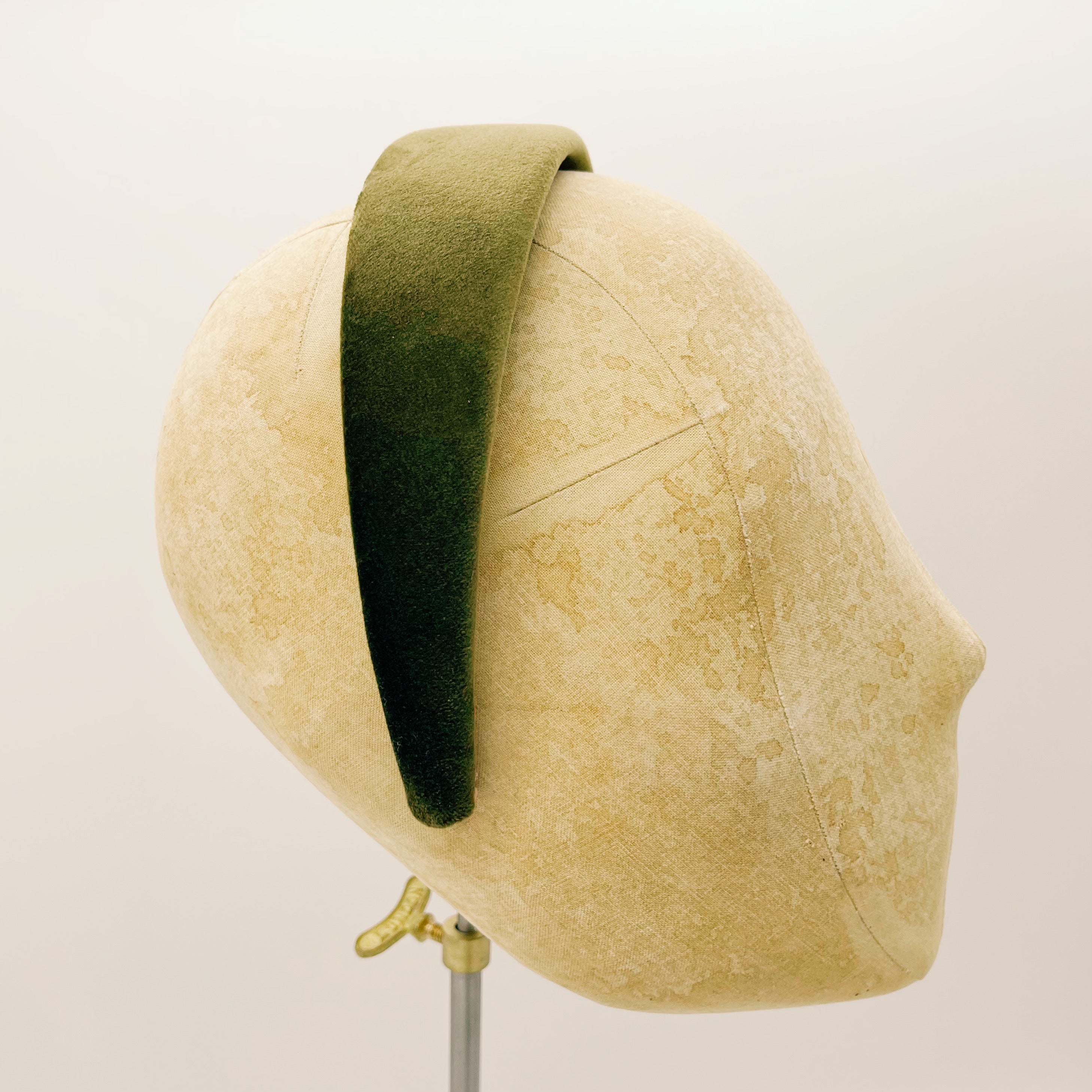 Velvet Headband Bush Green