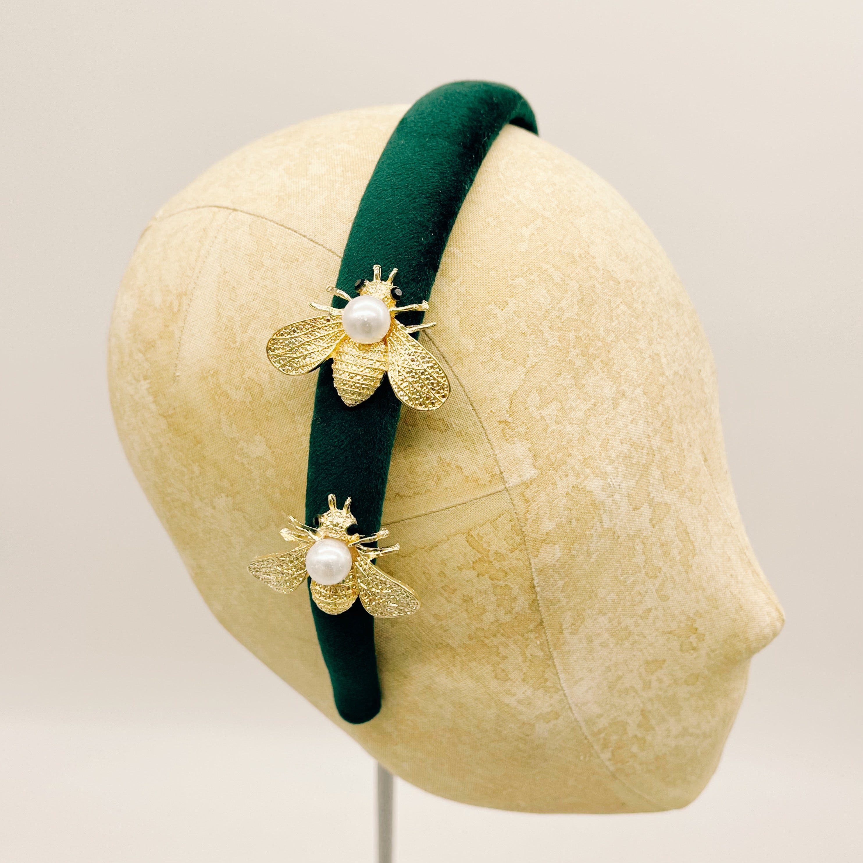 Cerchietto Velluto Forest Green Mini Series #2