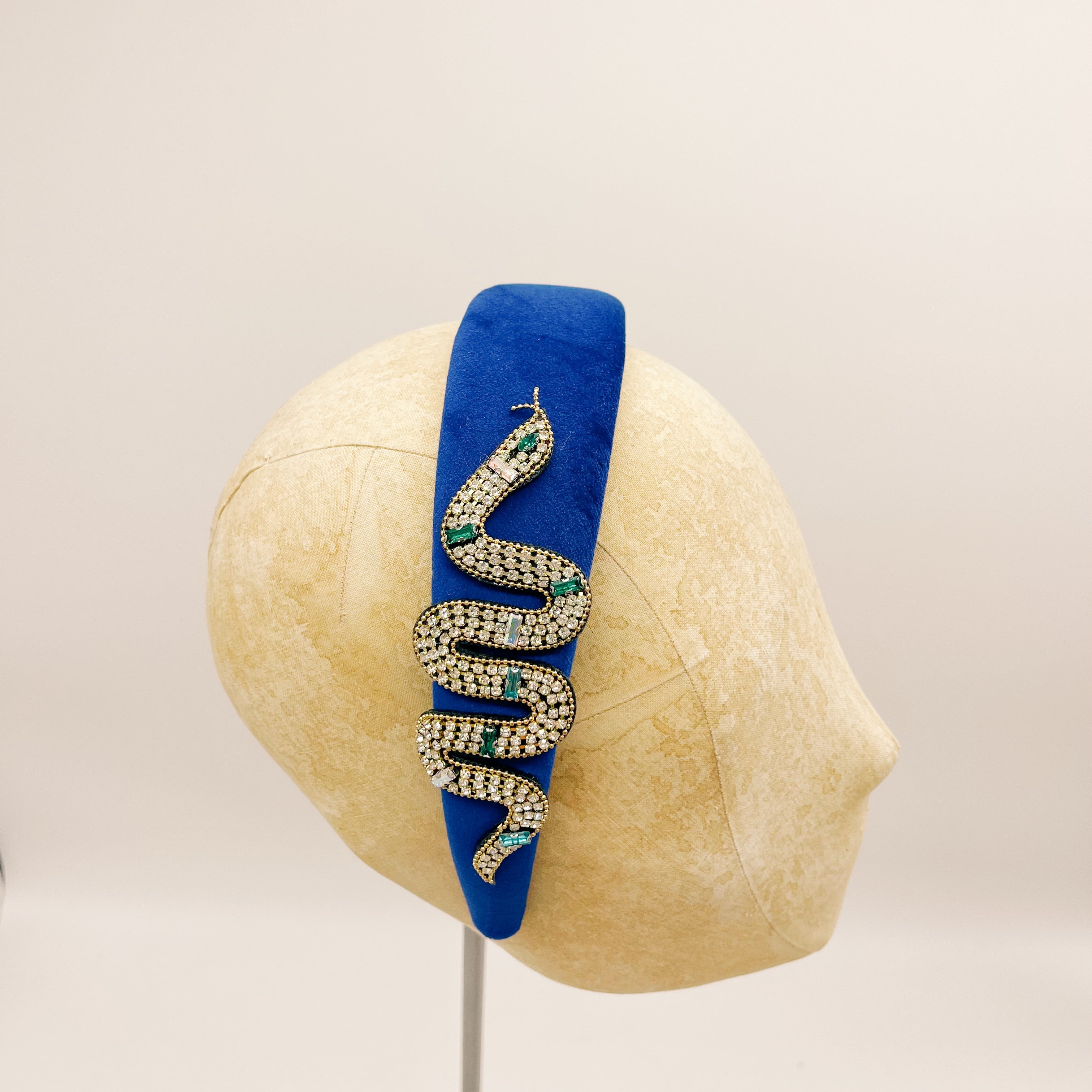 Cerchietto Velluto Royal Blue Series #1