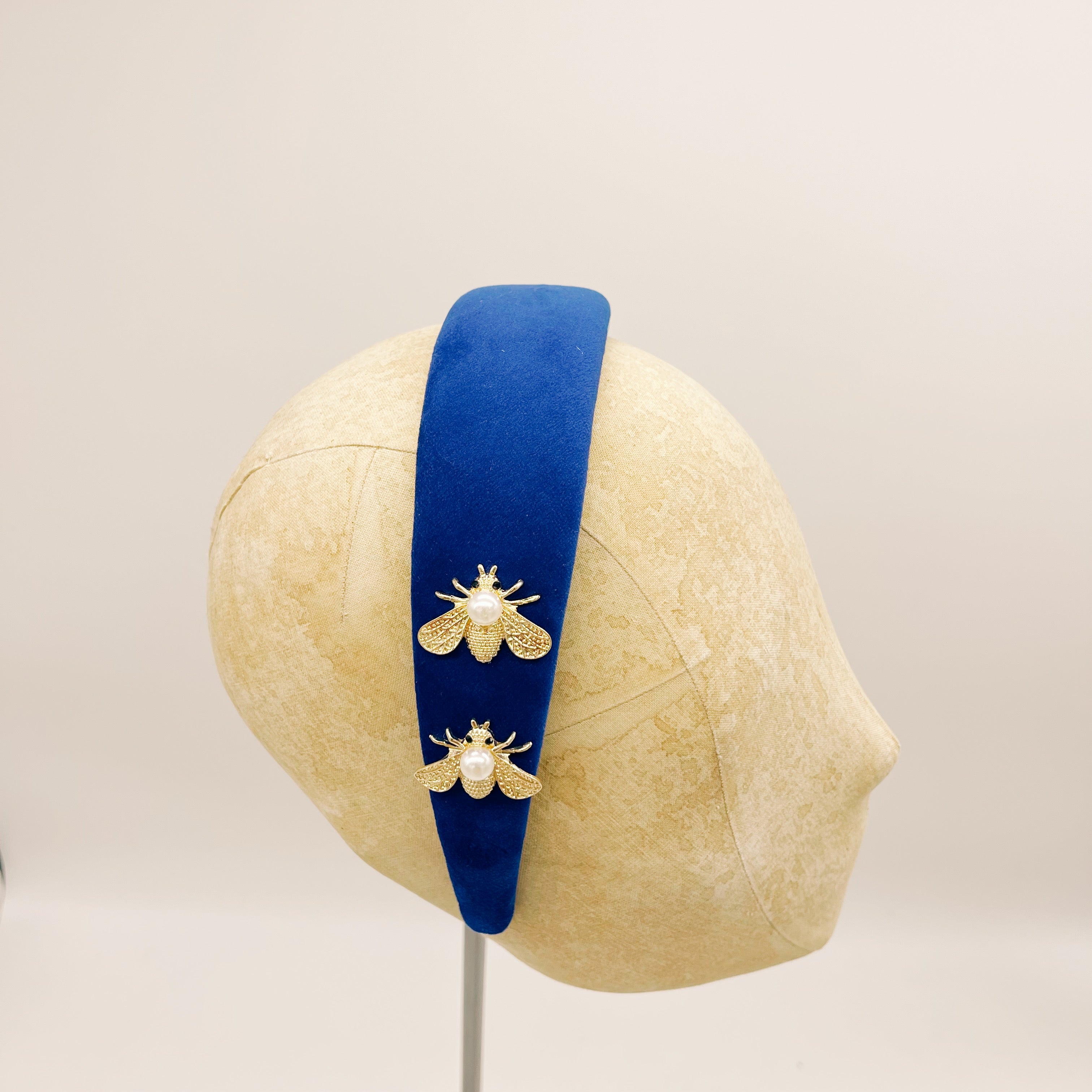 Cerchietto Velluto Royal Blue Series #4