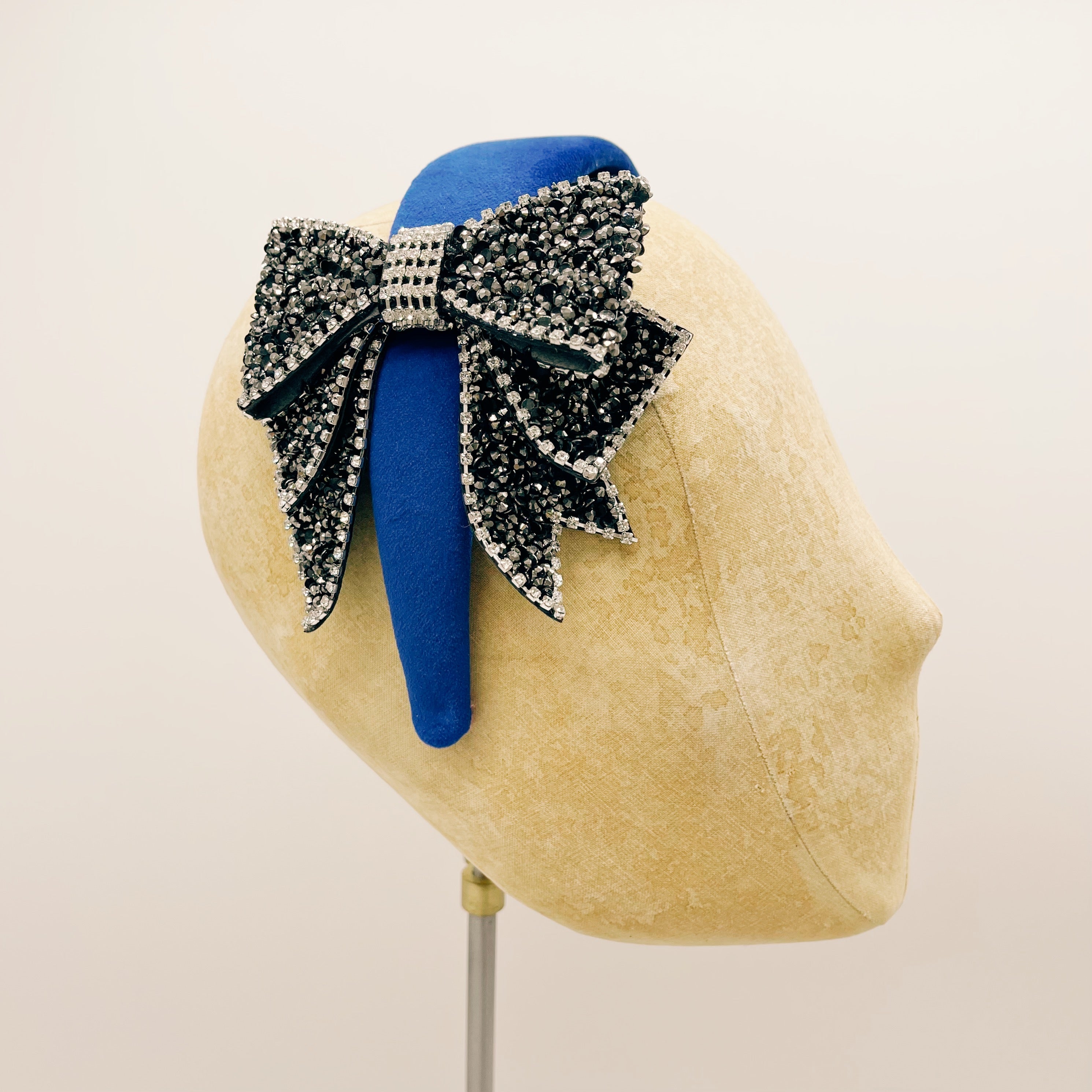 Cerchietto Velluto Royal Blue Series #2