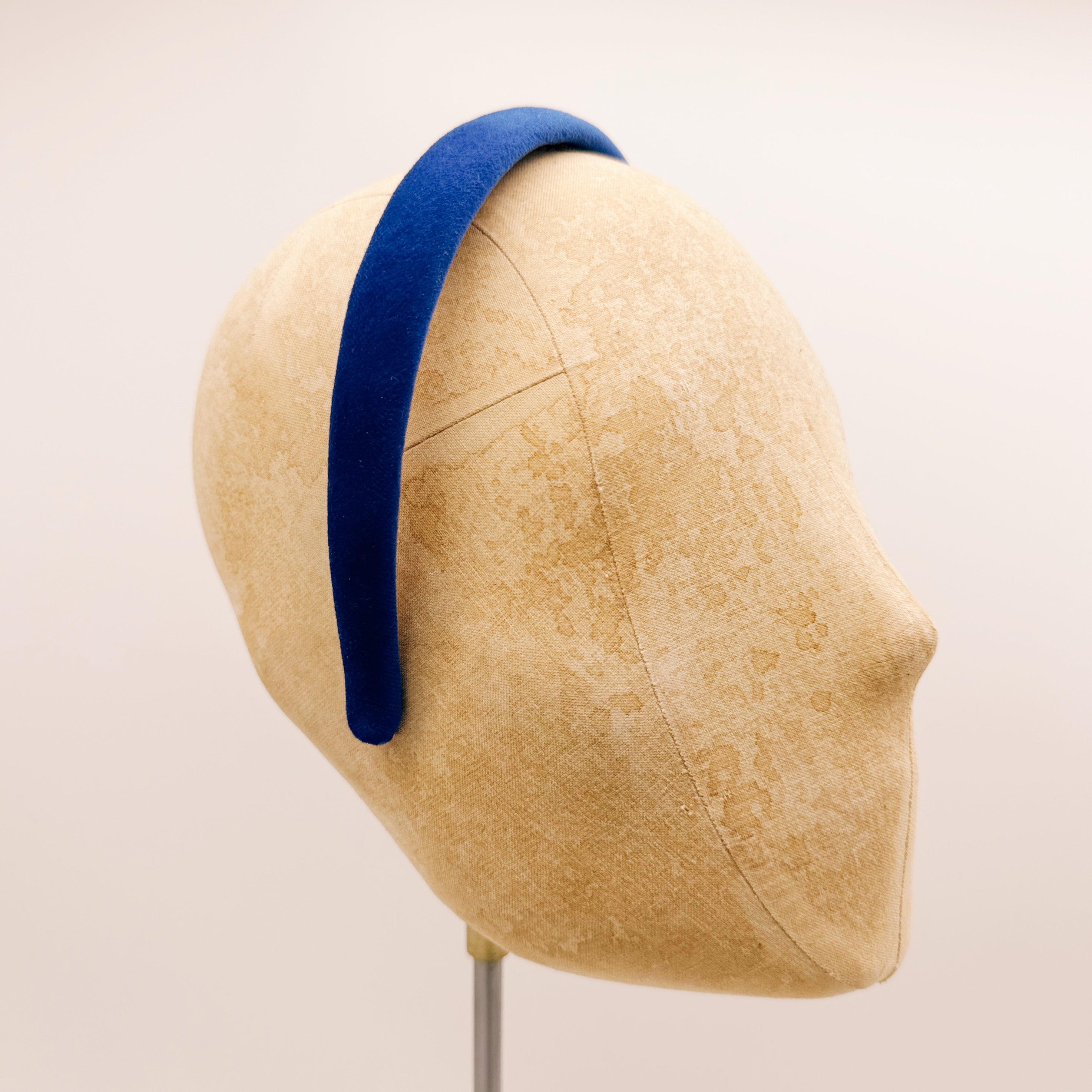 Royal Blue Velvet Mini Headband