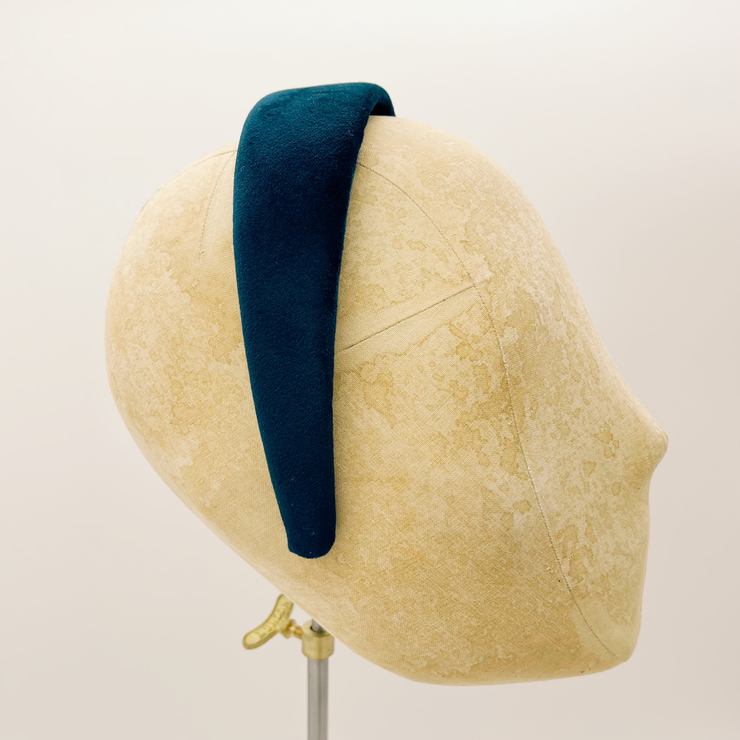 Navy Blue Velvet Headband