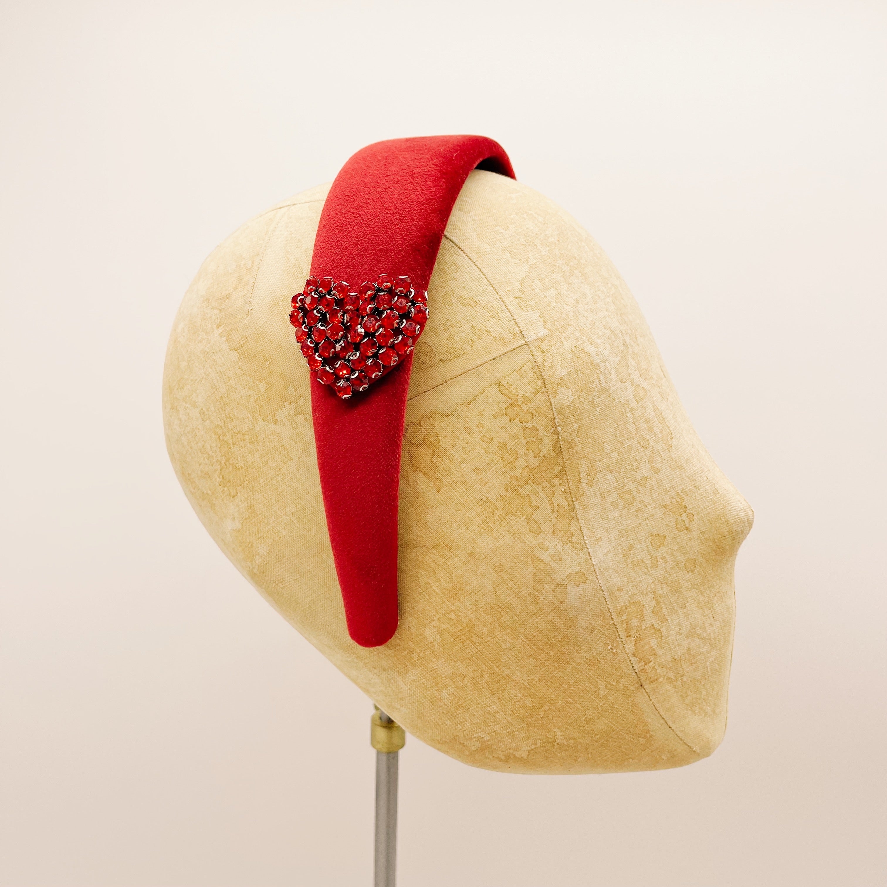 Cerchietto Velluto Red Series #1