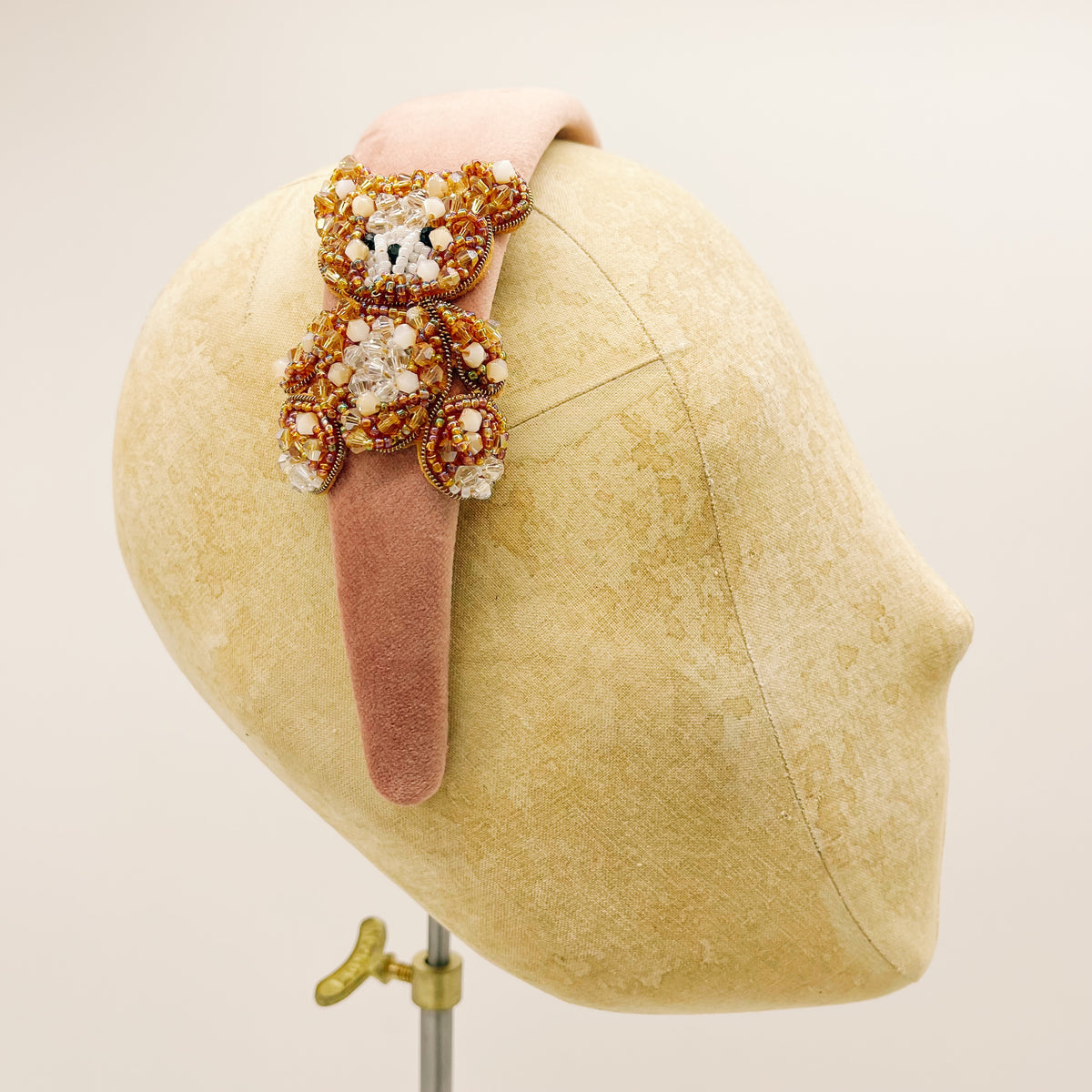 Cerchietto Velluto Vintage Pink Series #5