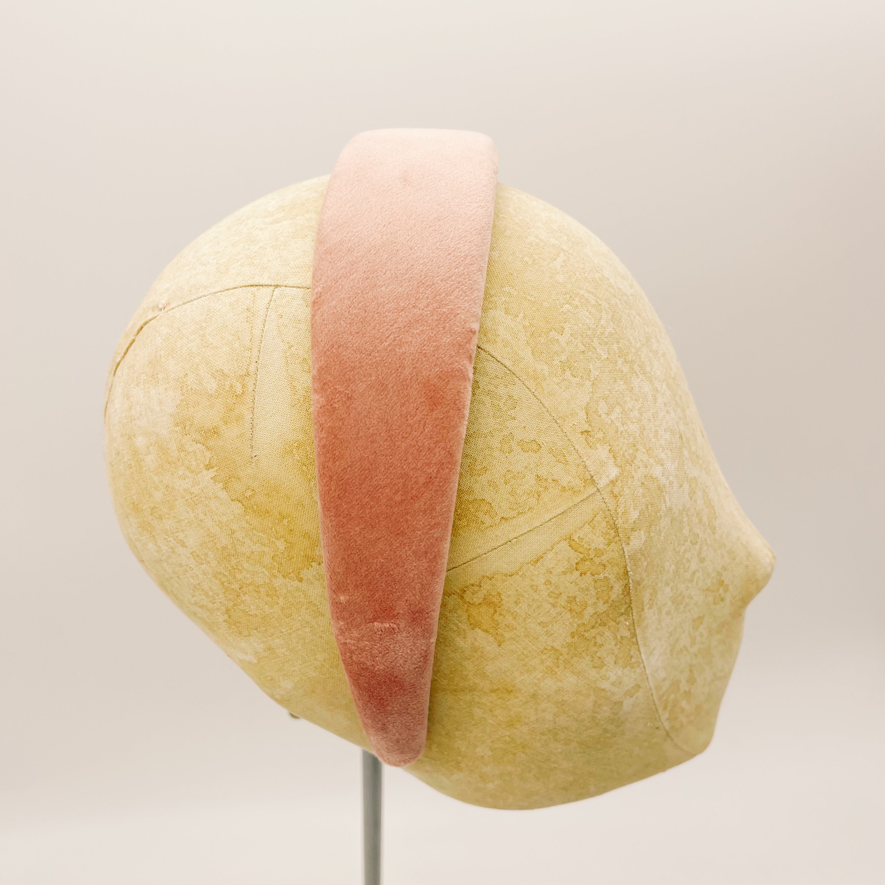 Velvet Vintage Pink Headband