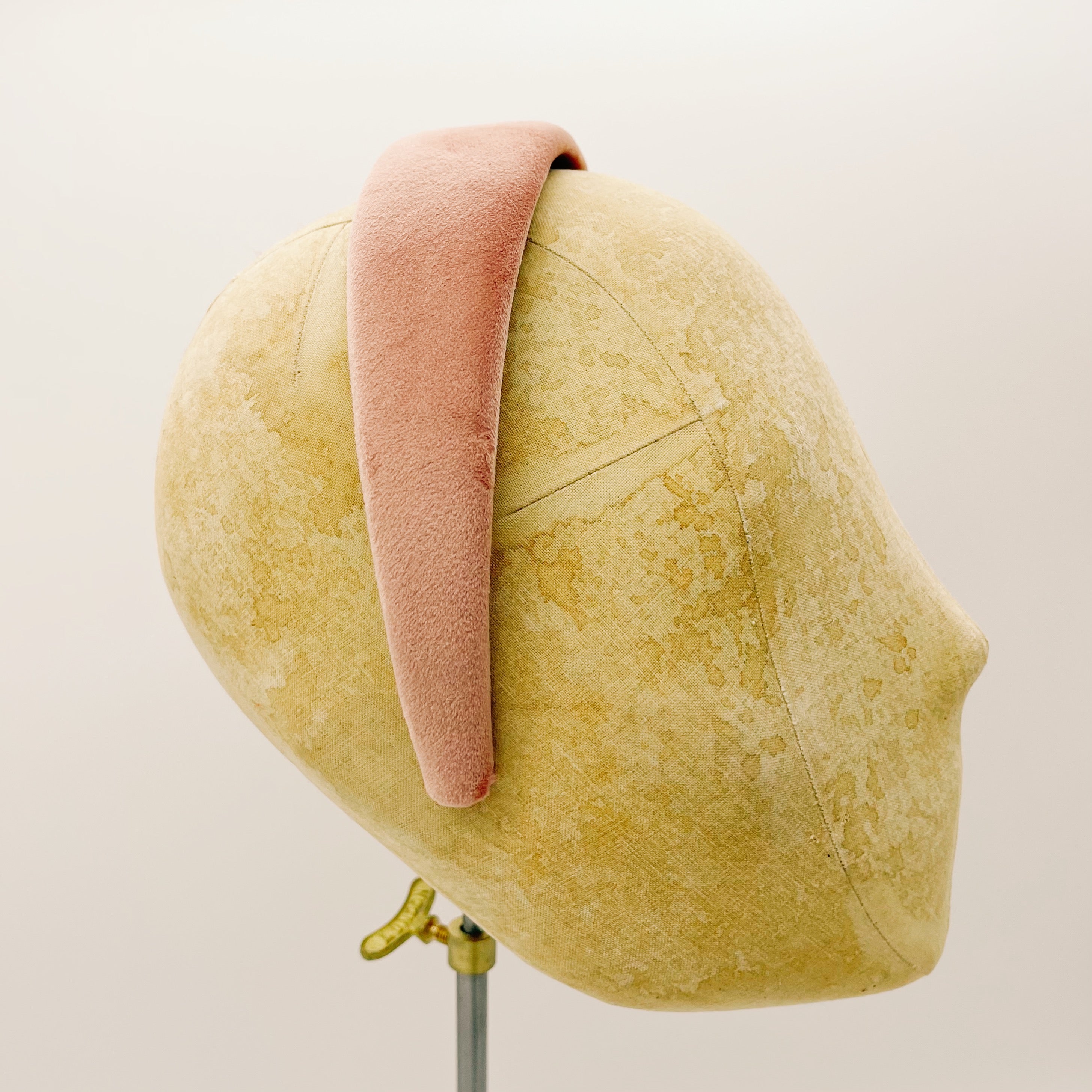 Velvet Vintage Pink Headband